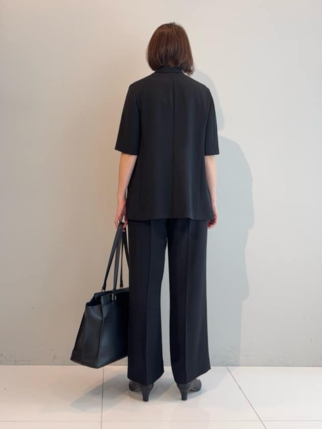 murayamaさんの「INDIVI｜【着る日傘】ハーフスリーブダブルジャケット」を使ったコーディネート