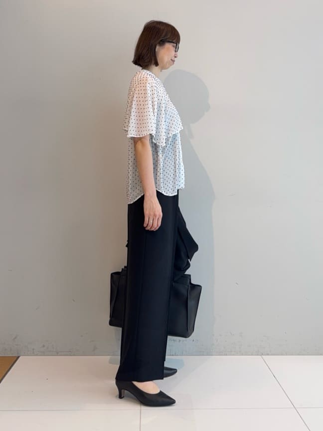 murayamaさんの「INDIVI｜【着る日傘】ハーフスリーブダブルジャケット」を使ったコーディネート