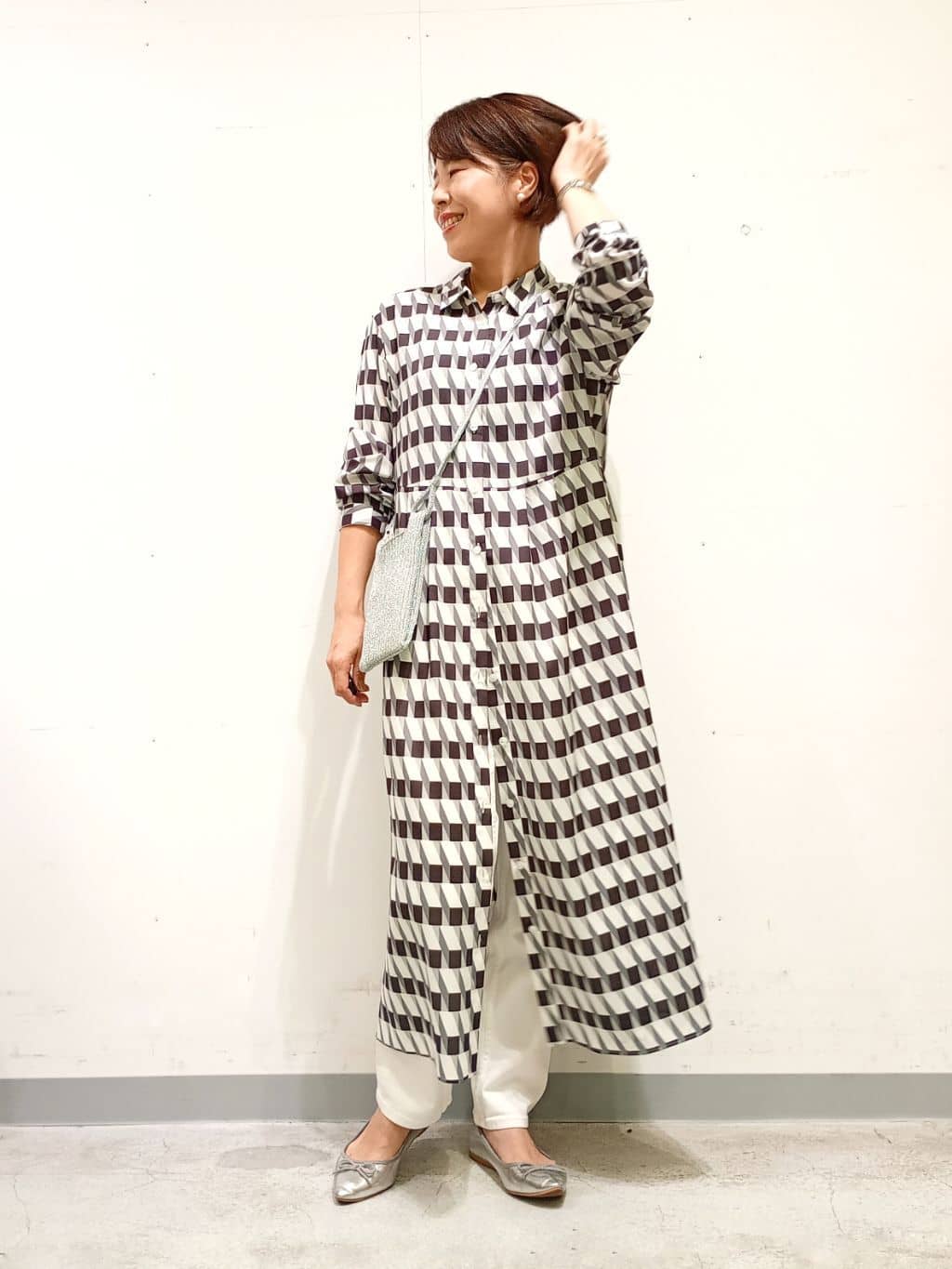 Kさんの「INDIVI｜【洗える／多機能／SETUP可】着る日傘ダブルジャケット」を使ったコーディネート