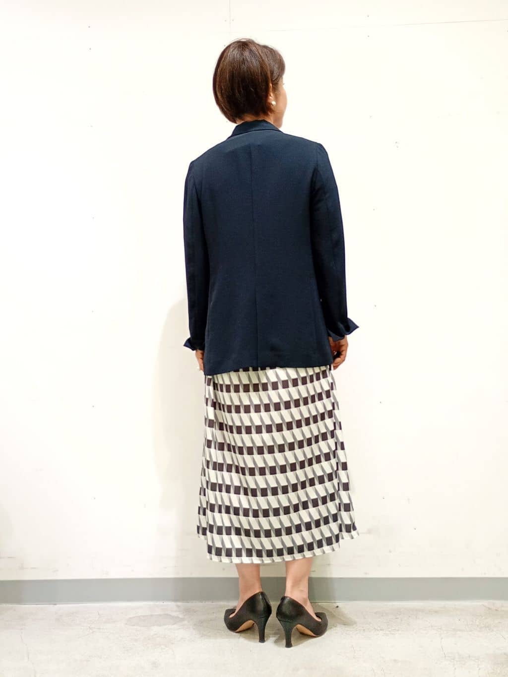 Kさんの「INDIVI｜【洗える／多機能／SETUP可】着る日傘ダブルジャケット」を使ったコーディネート