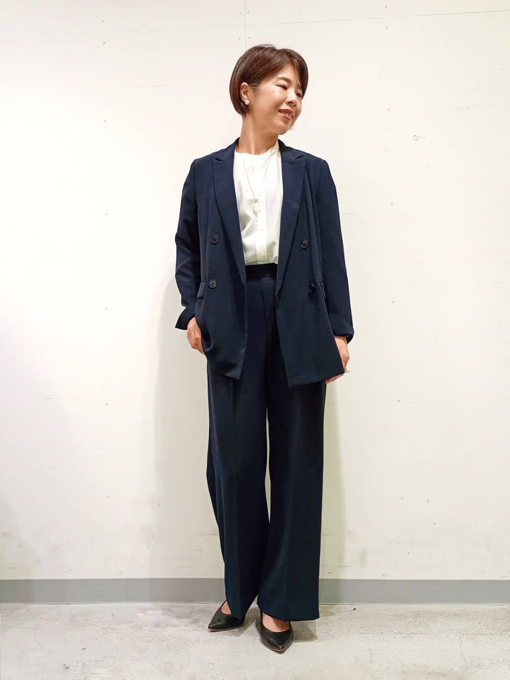 Kさんの「INDIVI｜【洗える／多機能／SETUP可】着る日傘ダブルジャケット」を使ったコーディネート