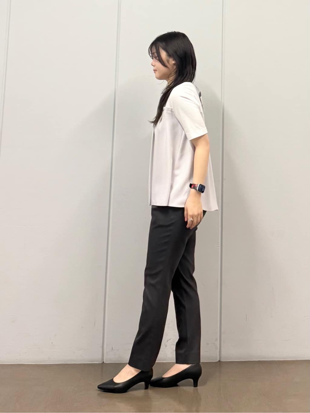 mizukiさんの「INDIVI｜【洗える／多機能／SETUP可】着る日傘ダブルジャケット」を使ったコーディネート