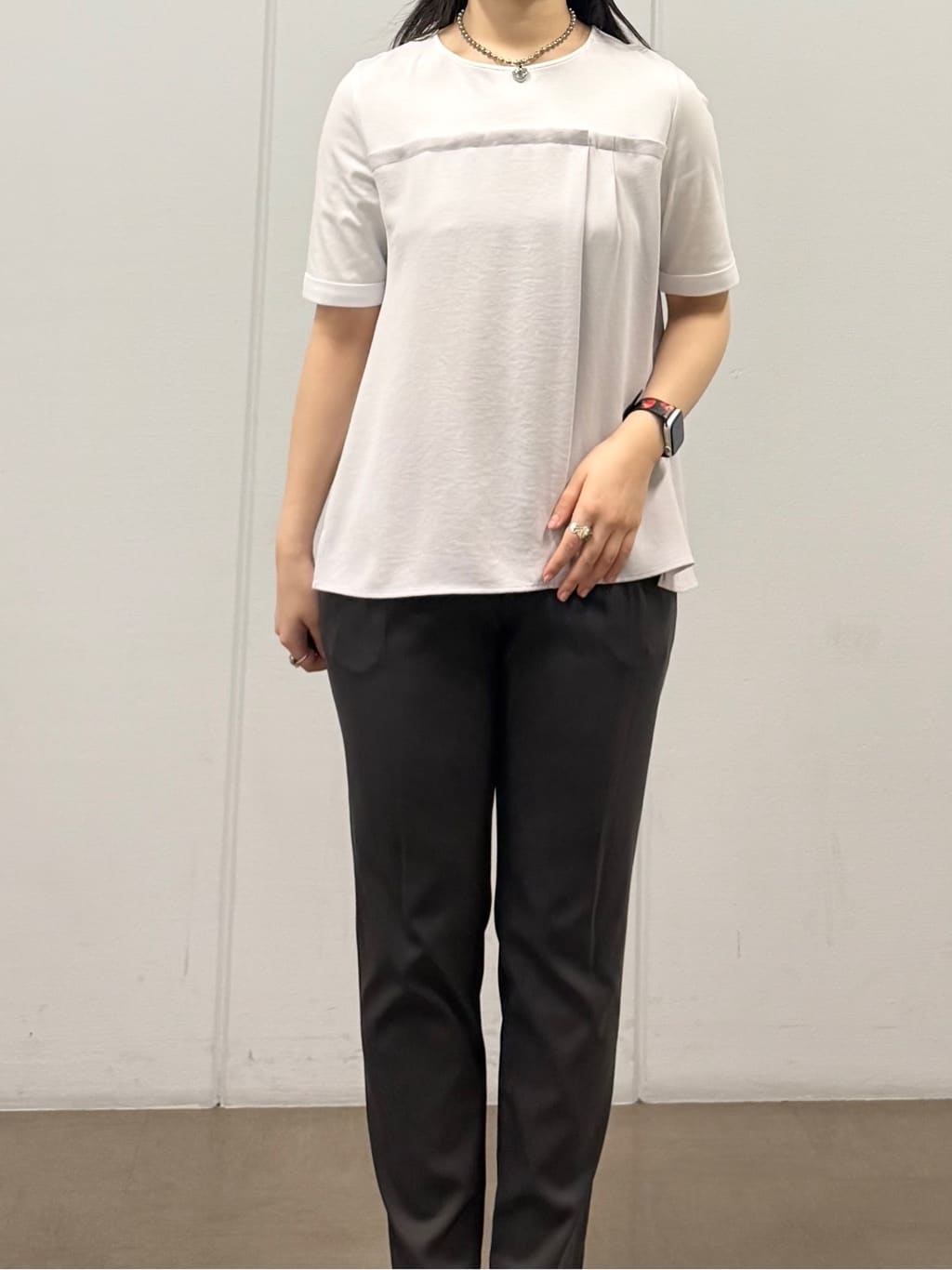 mizukiさんの「INDIVI｜【洗える／多機能／SETUP可】着る日傘ダブルジャケット」を使ったコーディネート
