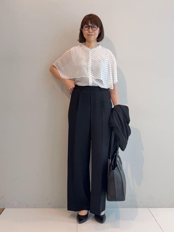murayamaさんの「INDIVI｜【着る日傘】ハーフスリーブダブルジャケット」を使ったコーディネート