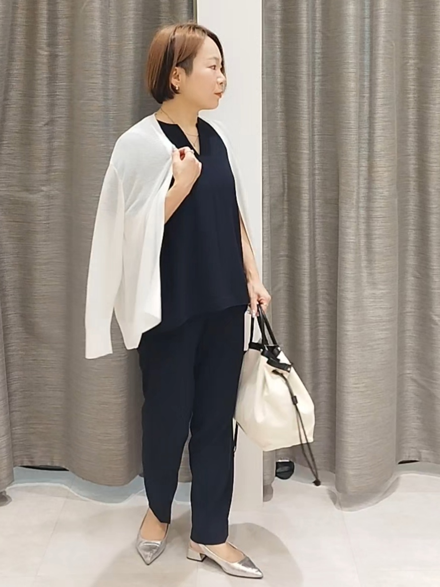 s u g iさんの「UNTITLED｜【日除け・冷房対策に】コットンリネンカーディガン」を使ったコーディネート