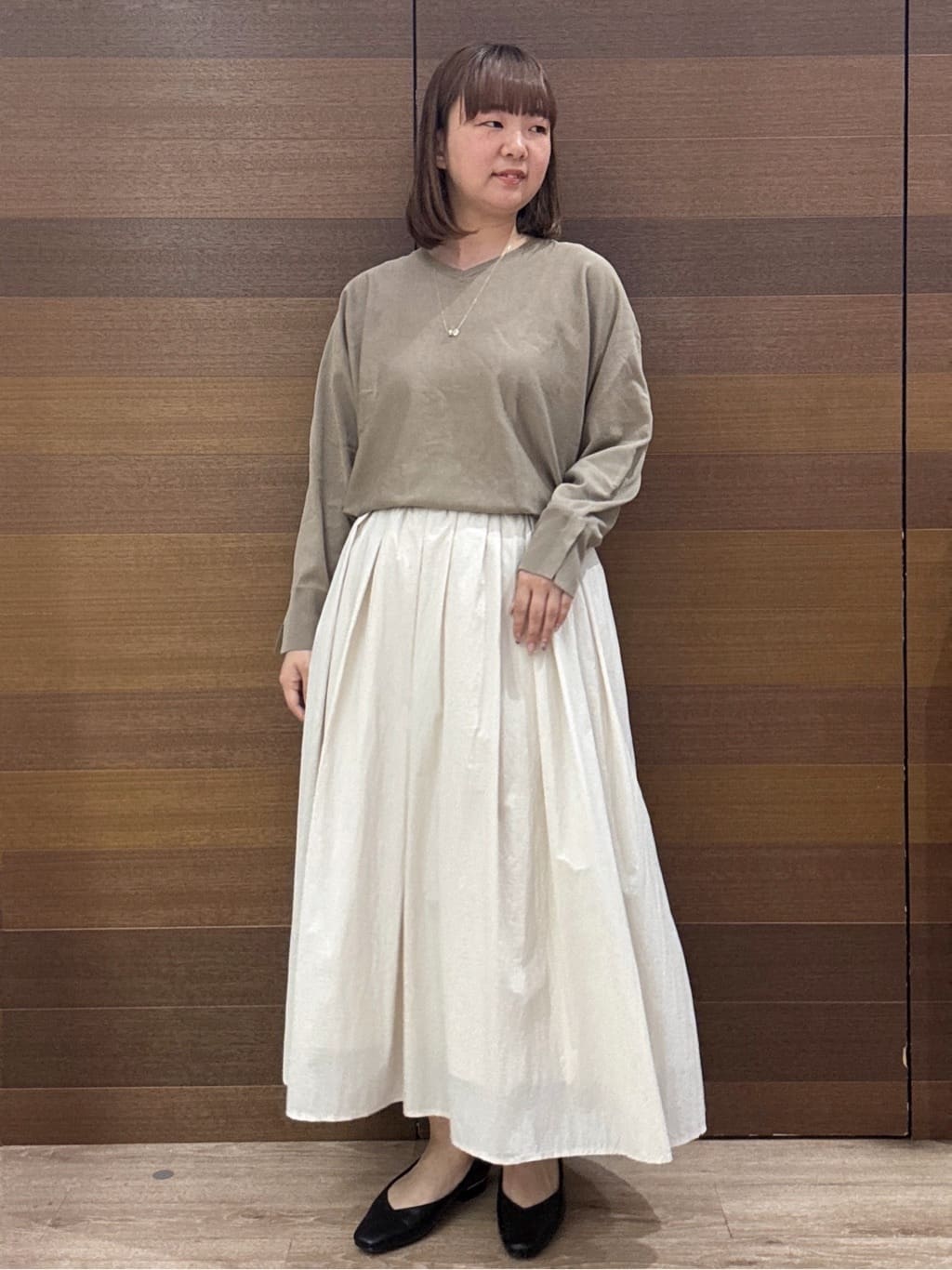 yumeさんの「OPAQUE.CLIP｜ミドルトレンチコート【洗濯機OK】」を使ったコーディネート