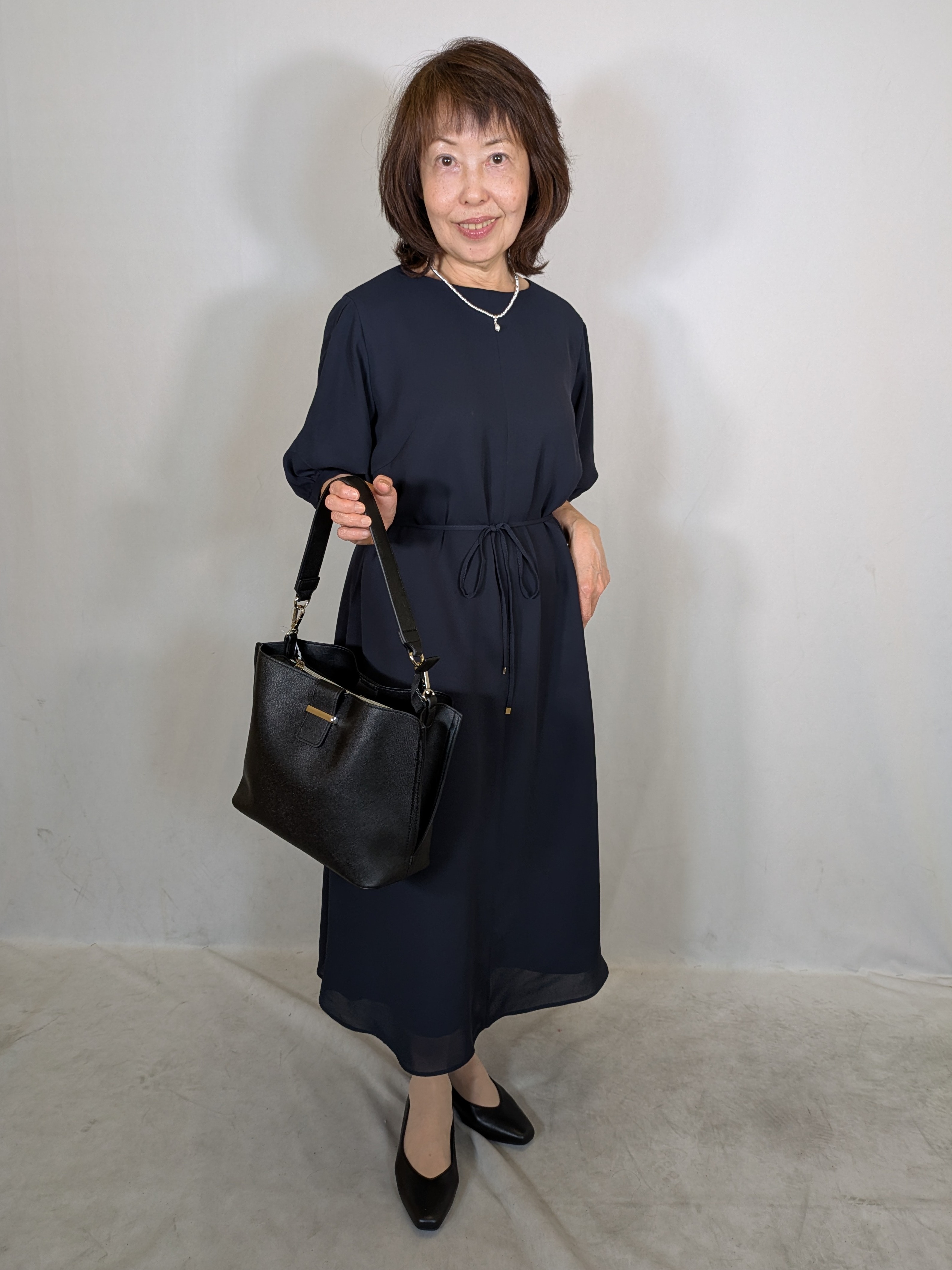 k.kazunoさんの「Reflect｜シフォンスリーブワンピース」を使ったコーディネート