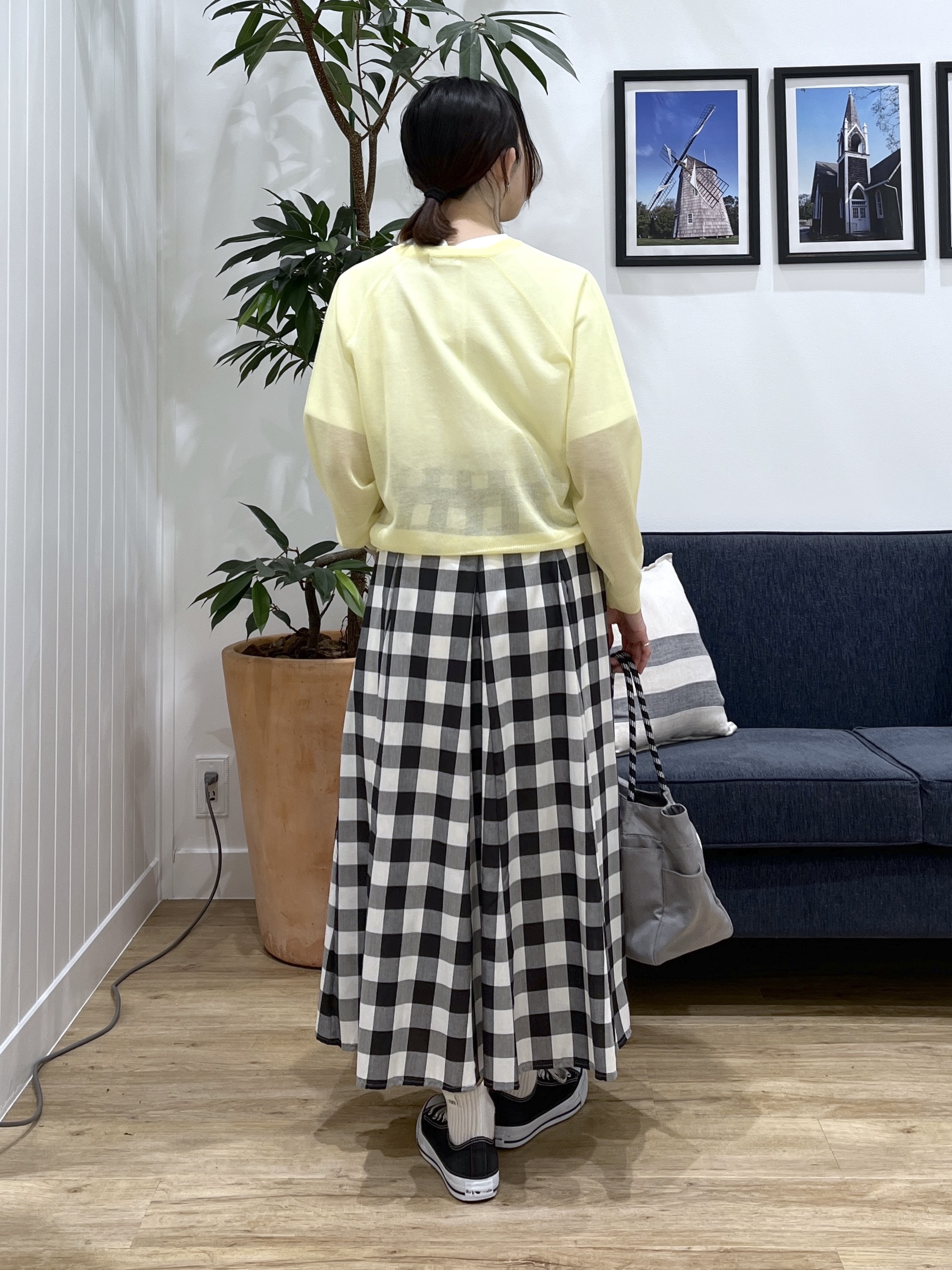 canaさんの「Dessin｜お守りカーディガン -ウォッシャブル-」を使ったコーディネート