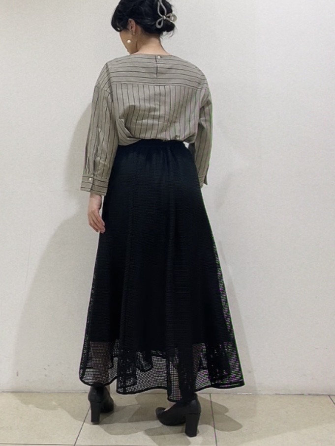 watanabeさんの「UNTITLED｜【洗える/6分袖】ボートネックブラウス」を使ったコーディネート