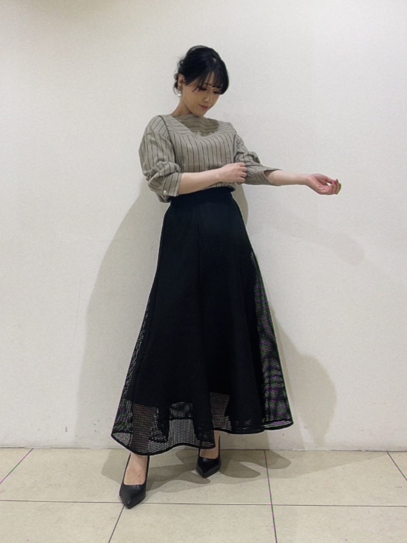 watanabeさんの「UNTITLED｜【洗える/6分袖】ボートネックブラウス」を使ったコーディネート
