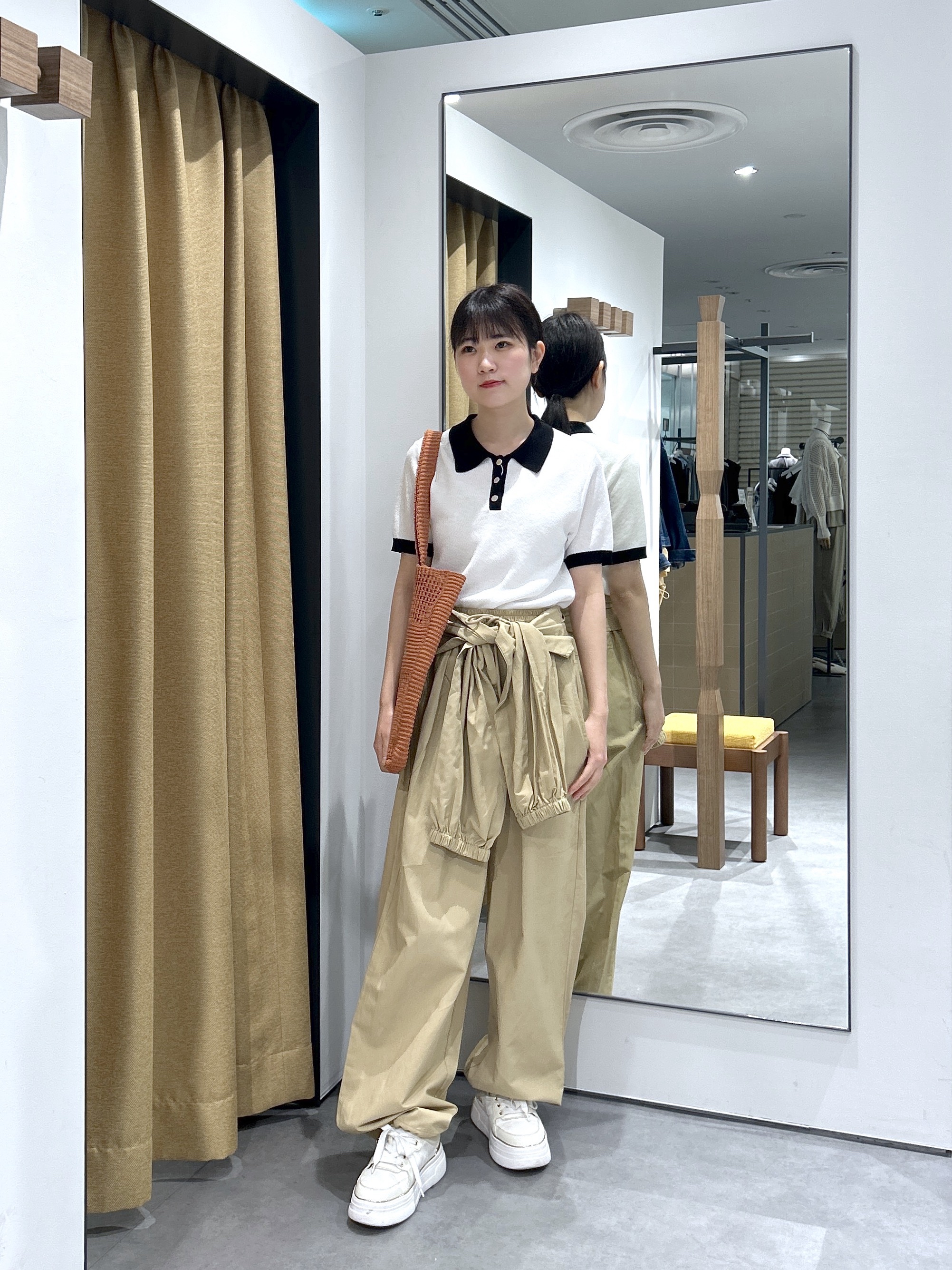 Renoさんの「INDIVI｜ボックスデニムジャケット」を使ったコーディネート
