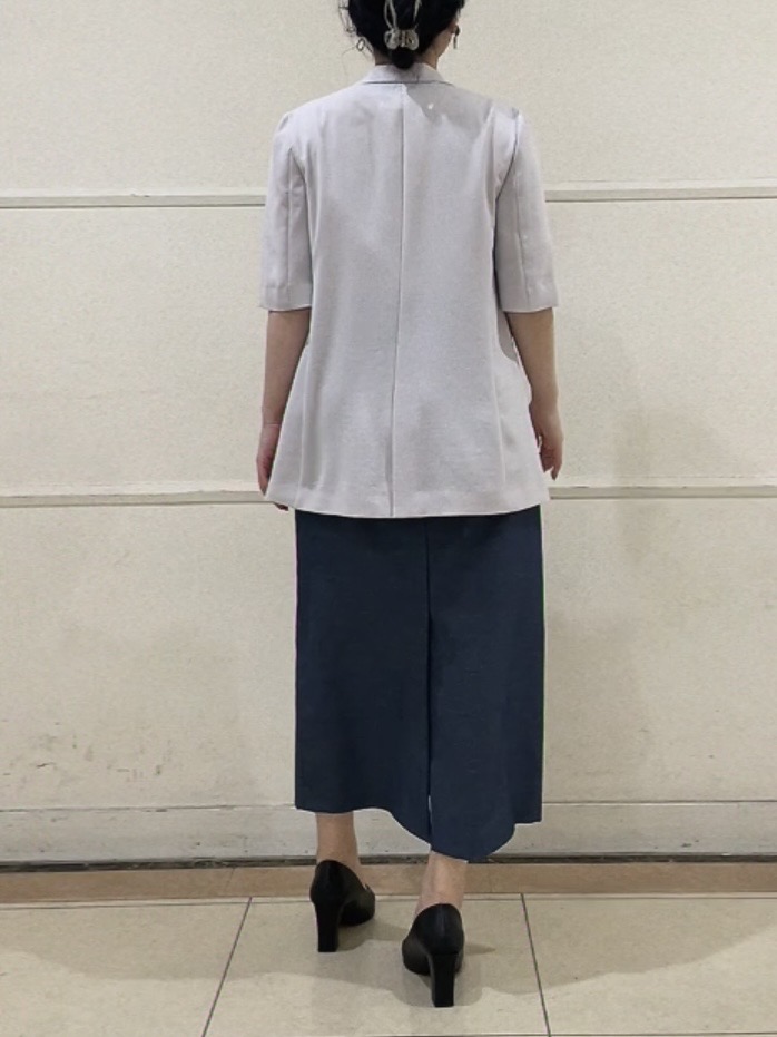 watanabeさんの「UNTITLED｜【着る日傘】ハーフスリーブダブルジャケット」を使ったコーディネート