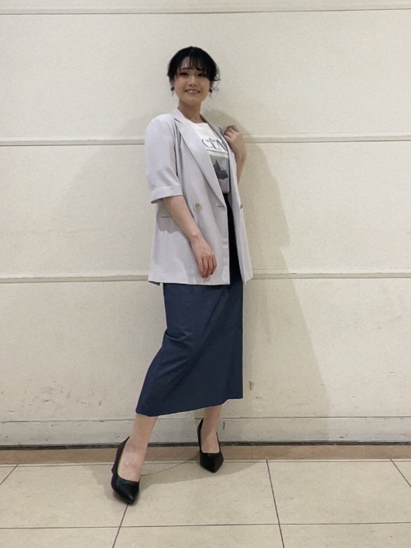 watanabeさんの「UNTITLED｜【着る日傘】ハーフスリーブダブルジャケット」を使ったコーディネート