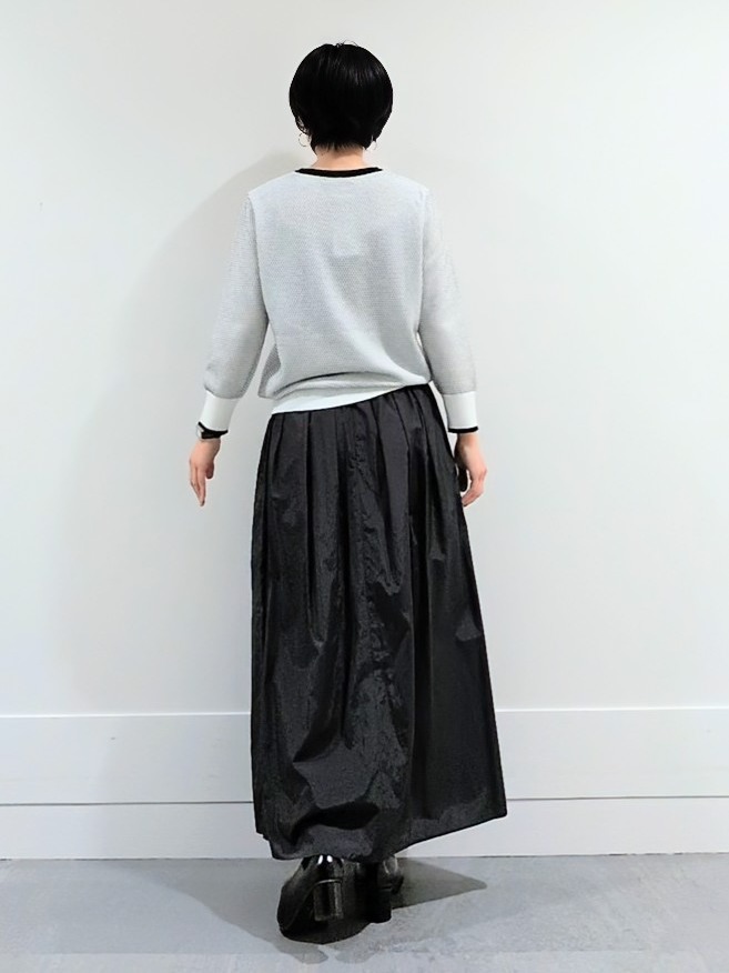ミズタさんの「UNTITLED｜【アンサンブル可/洗える】配色ハイゲージニットトップス」を使ったコーディネート