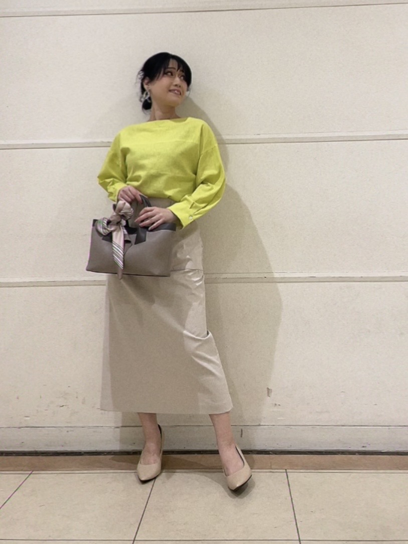 watanabeさんの「UNTITLED｜【洗える/6分袖】ボートネックブラウス」を使ったコーディネート