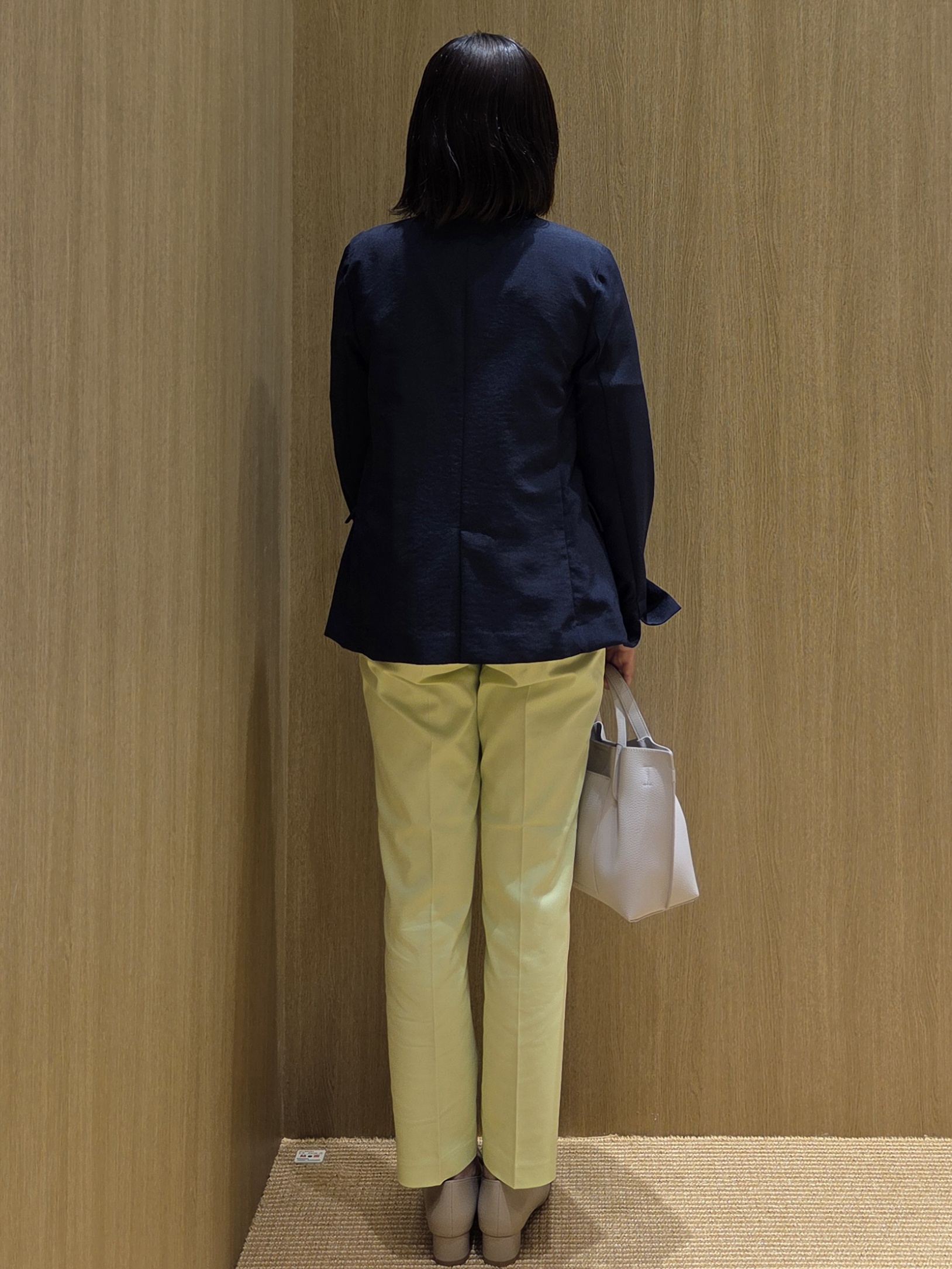 Sumiさんの「OPAQUE.CLIP｜《再入荷》ダブルブレストテーラードジャケット【接触冷感／吸水速乾／イージーアイロン／防シワ／洗濯機O」を使ったコーディネート