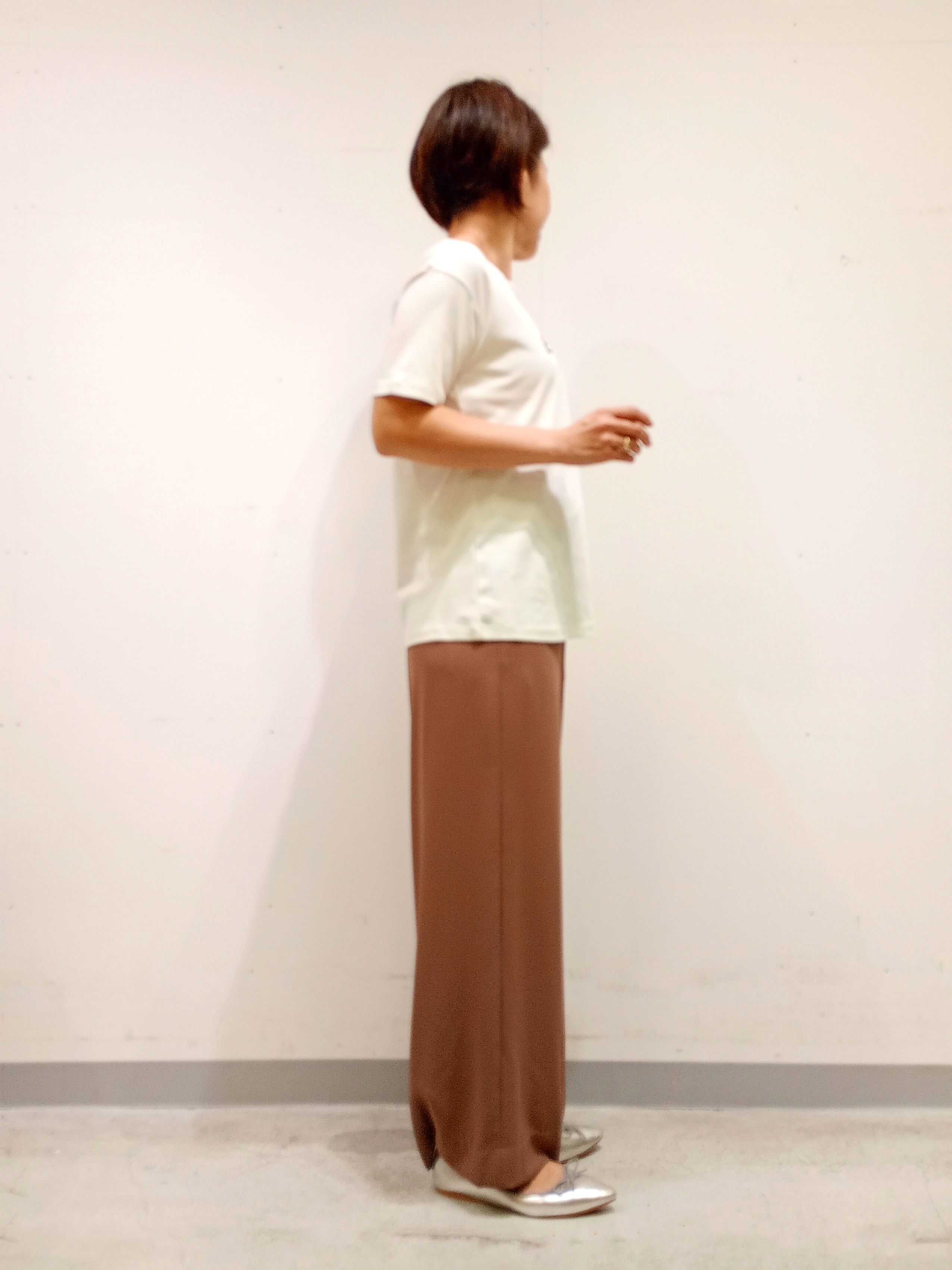 Kさんの「INDIVI｜【UVケア／選べるグラフィック】スムースジャージTシャツ」を使ったコーディネート