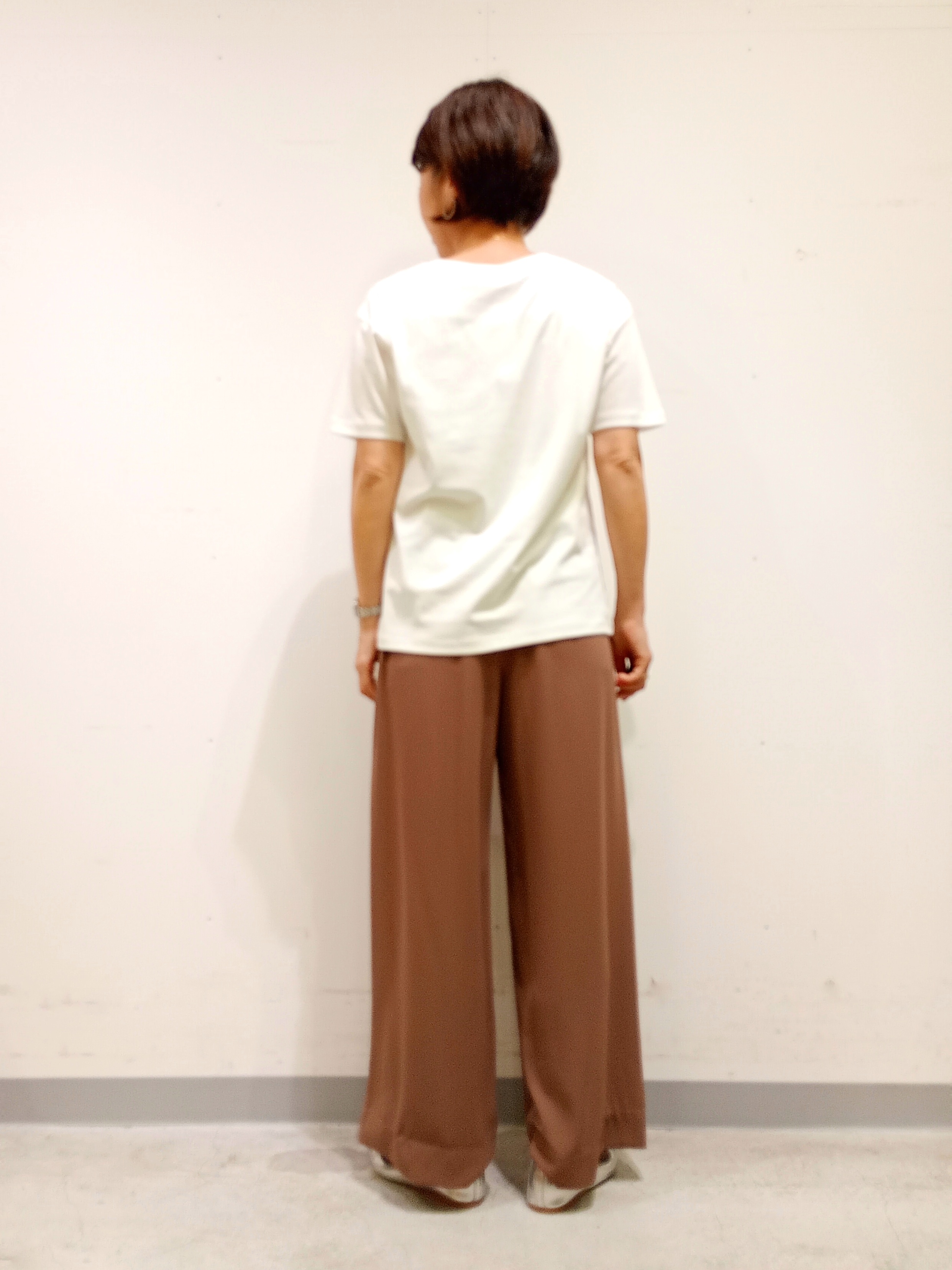 Kさんの「INDIVI｜【UVケア／選べるグラフィック】スムースジャージTシャツ」を使ったコーディネート