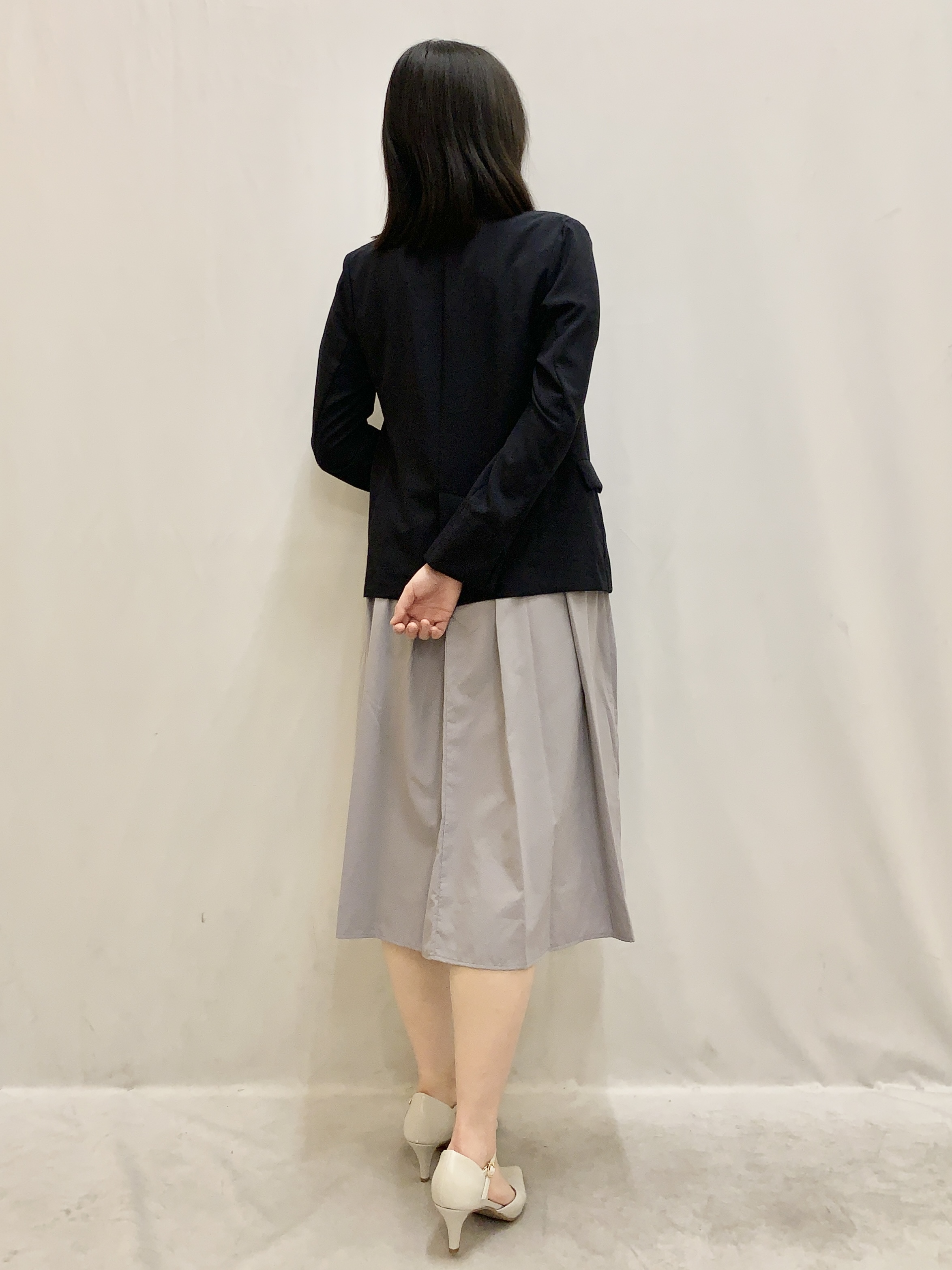 kasumiさんの「index｜《再入荷》ダブルブレストテーラードジャケット【接触冷感／吸水速乾／イージーアイロン／防シワ／洗濯機O」を使ったコーディネート