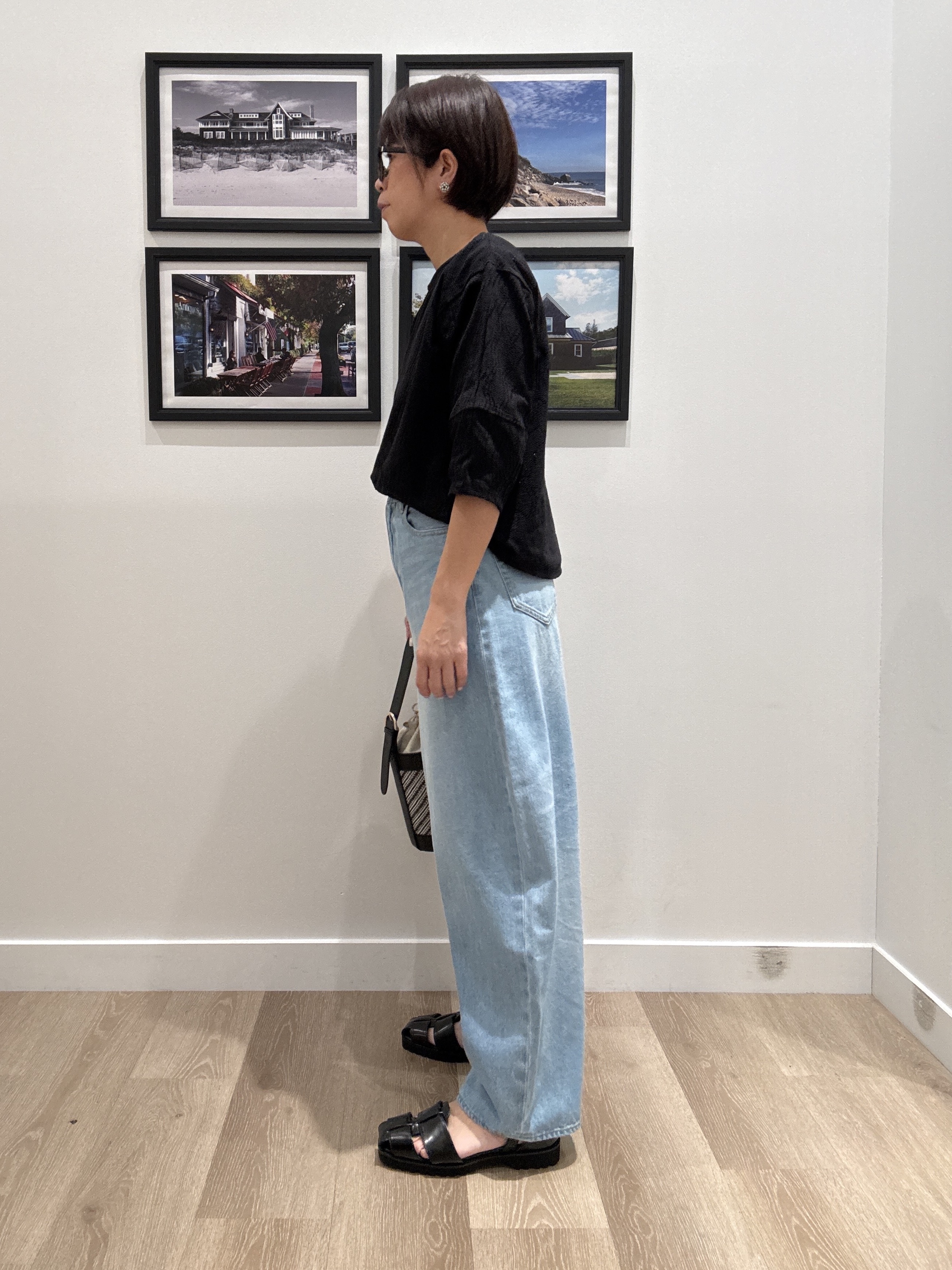 Naoさんの「Dessin｜【洗える】七分袖レースカットソー」を使ったコーディネート