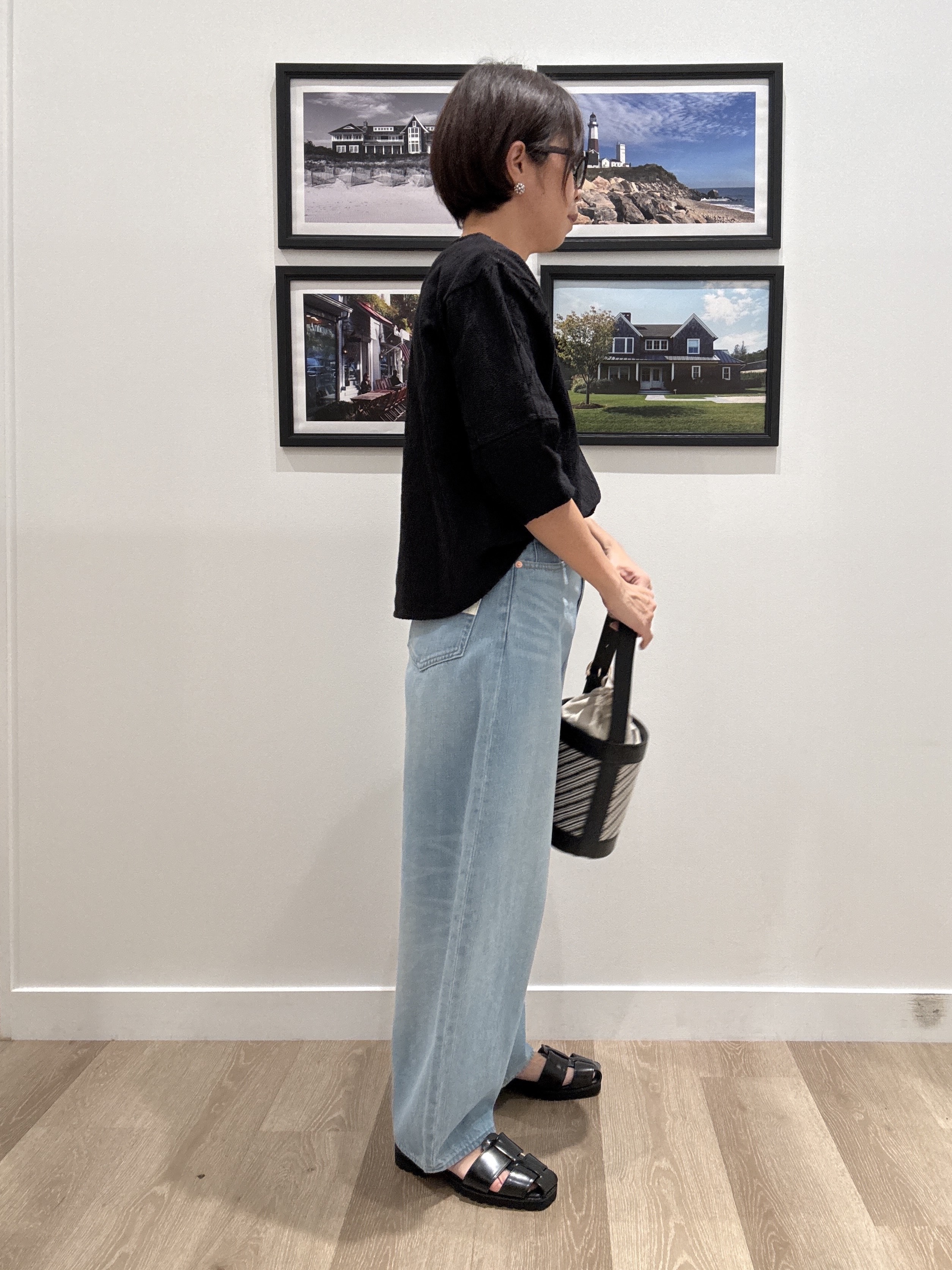 Naoさんの「Dessin｜【洗える】七分袖レースカットソー」を使ったコーディネート