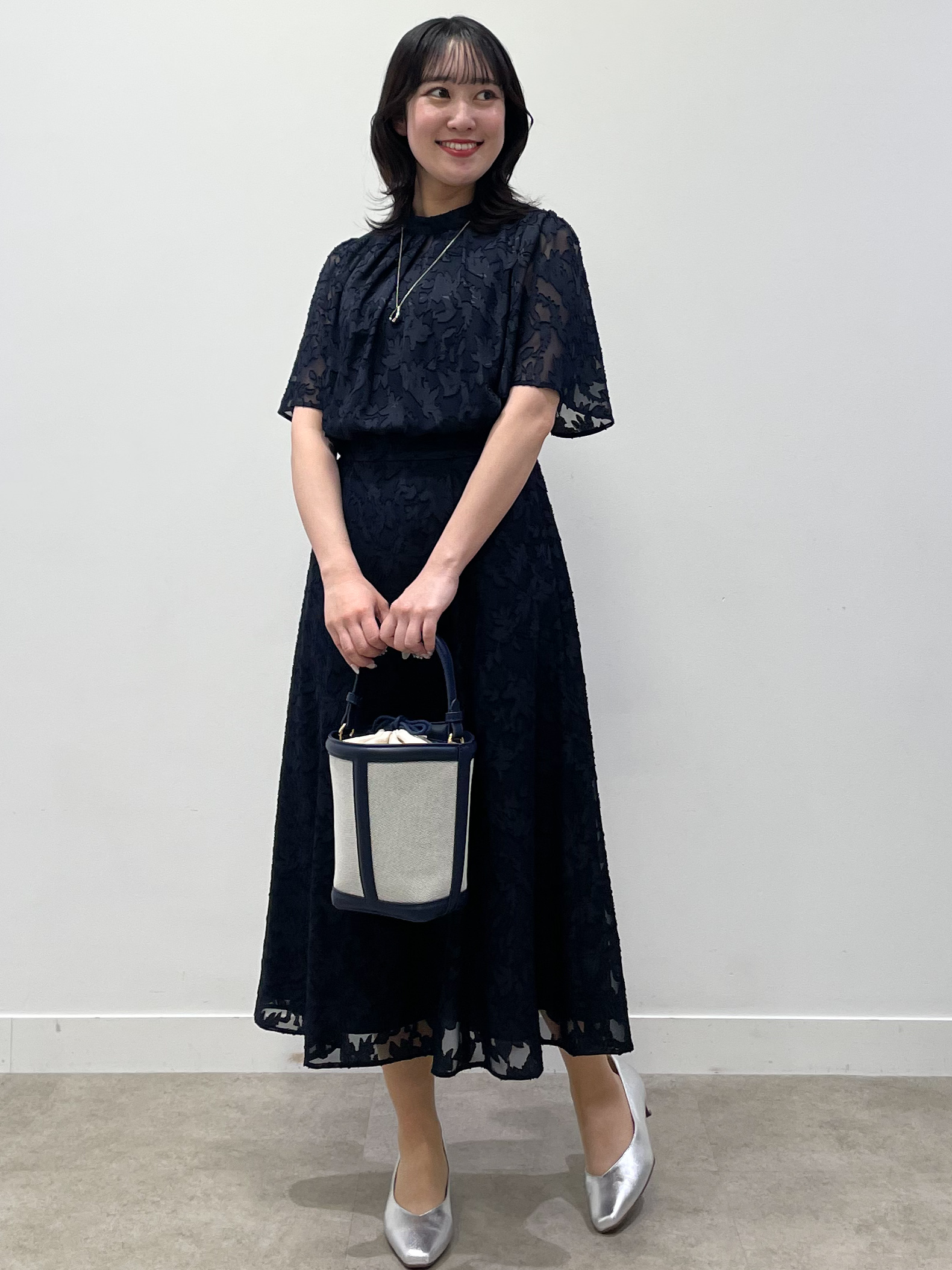 yukariさんの「Reflect｜【選べる2柄／セットアップ可】プチスタンドカラーブラウス」を使ったコーディネート