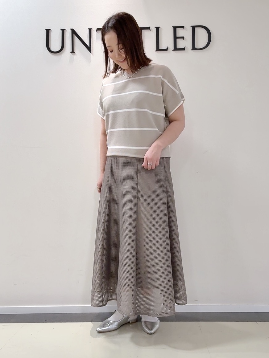 YUIさんの「UNTITLED｜【洗える/ストレッチ性】ダブルブレストジャケット」を使ったコーディネート
