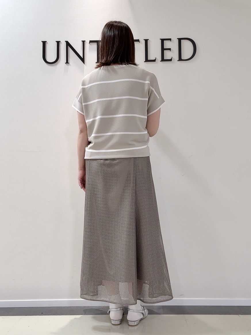 YUIさんの「UNTITLED｜【洗える/ストレッチ性】ダブルブレストジャケット」を使ったコーディネート