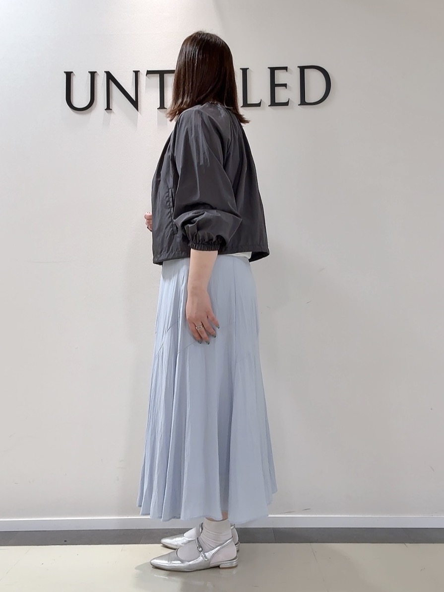YUIさんの「UNTITLED｜【セットアップ可/はっ水】シャイニータイプライターブルゾン」を使ったコーディネート