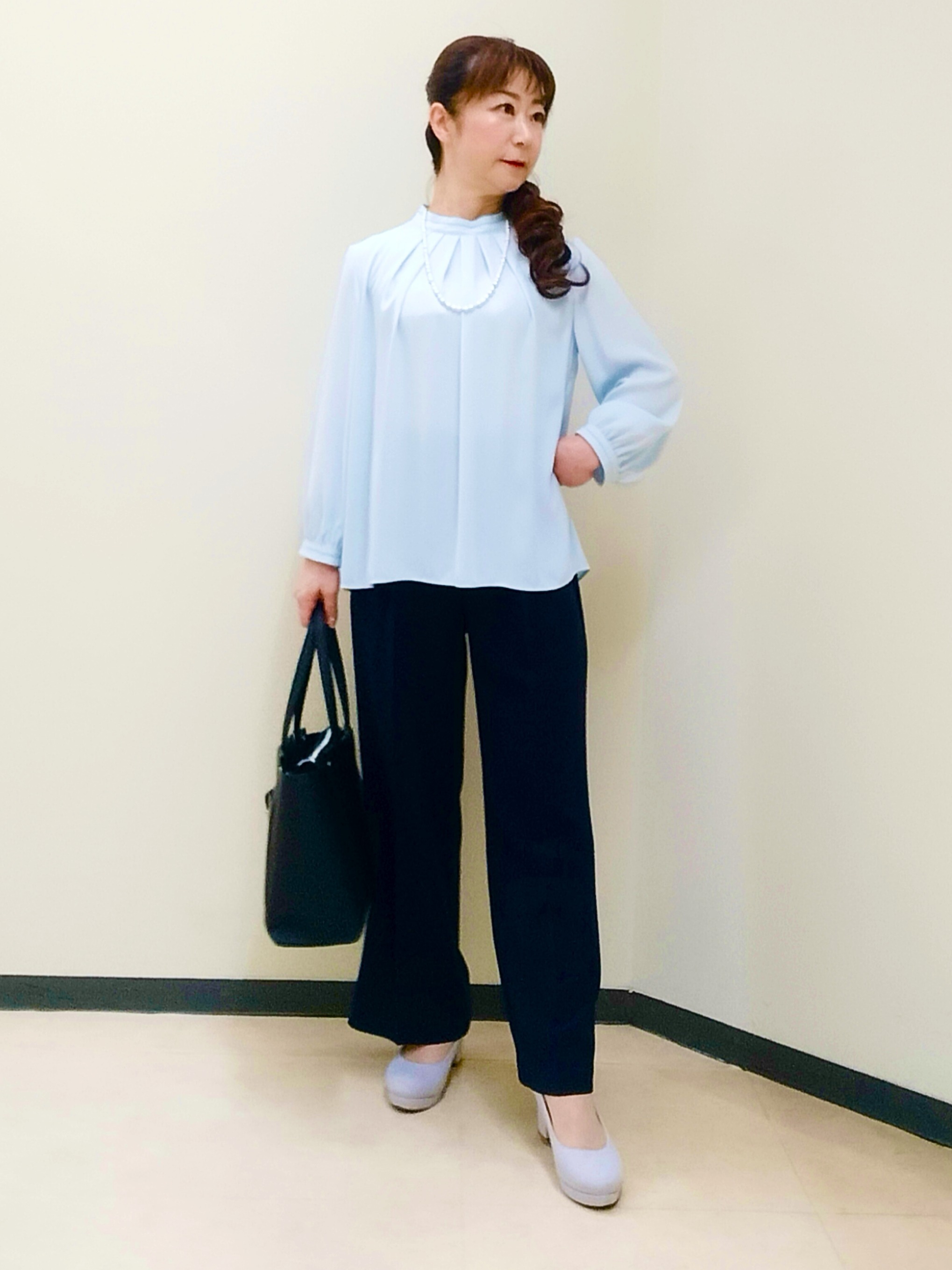 花さんの「Reflect｜【SS-4Lサイズ／UVカット／接触冷感】匠ジャケット／ベーシックテーラード」を使ったコーディネート