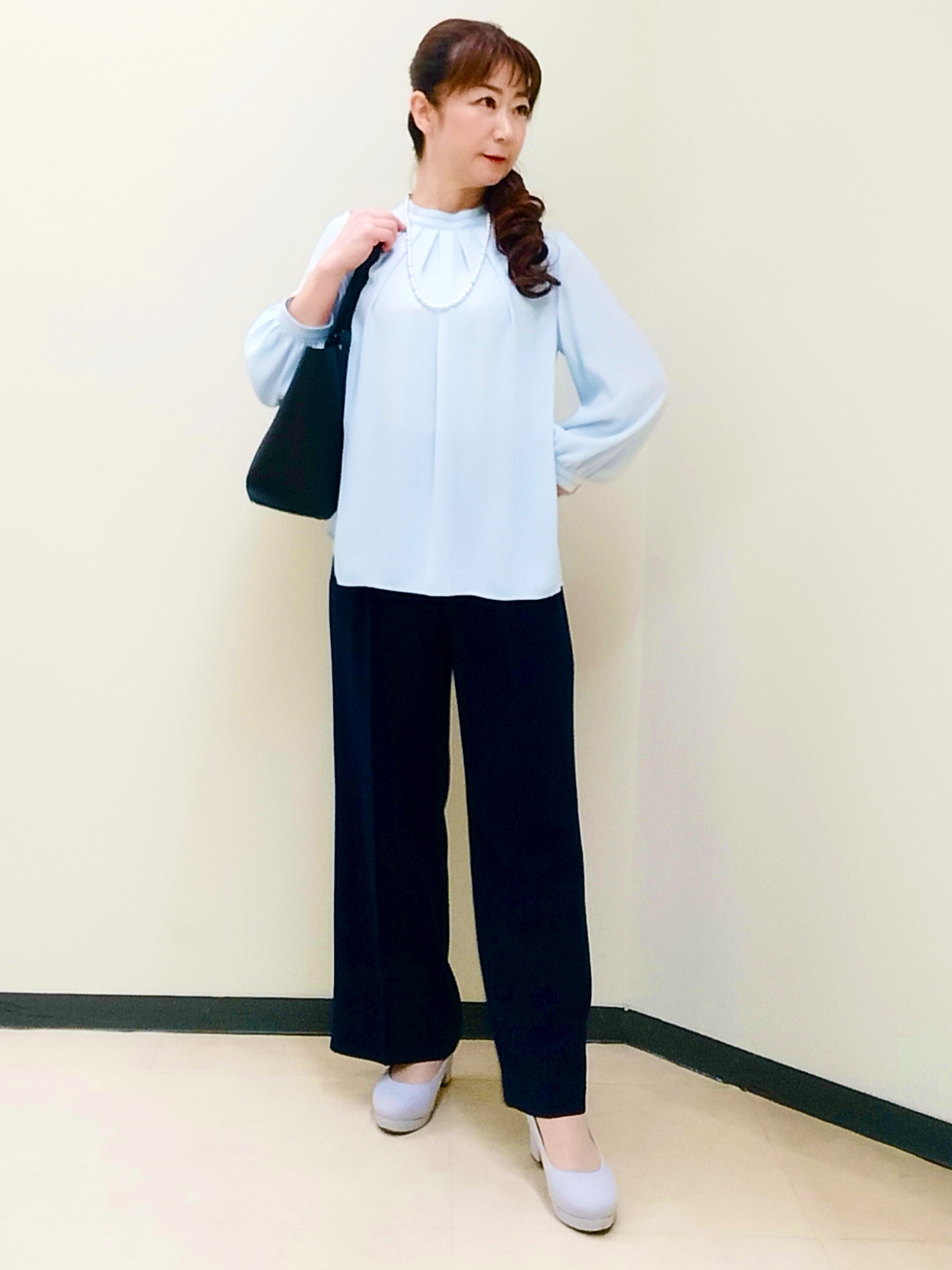 花さんの「Reflect｜【SS-4Lサイズ／UVカット／接触冷感】匠ジャケット／ベーシックテーラード」を使ったコーディネート