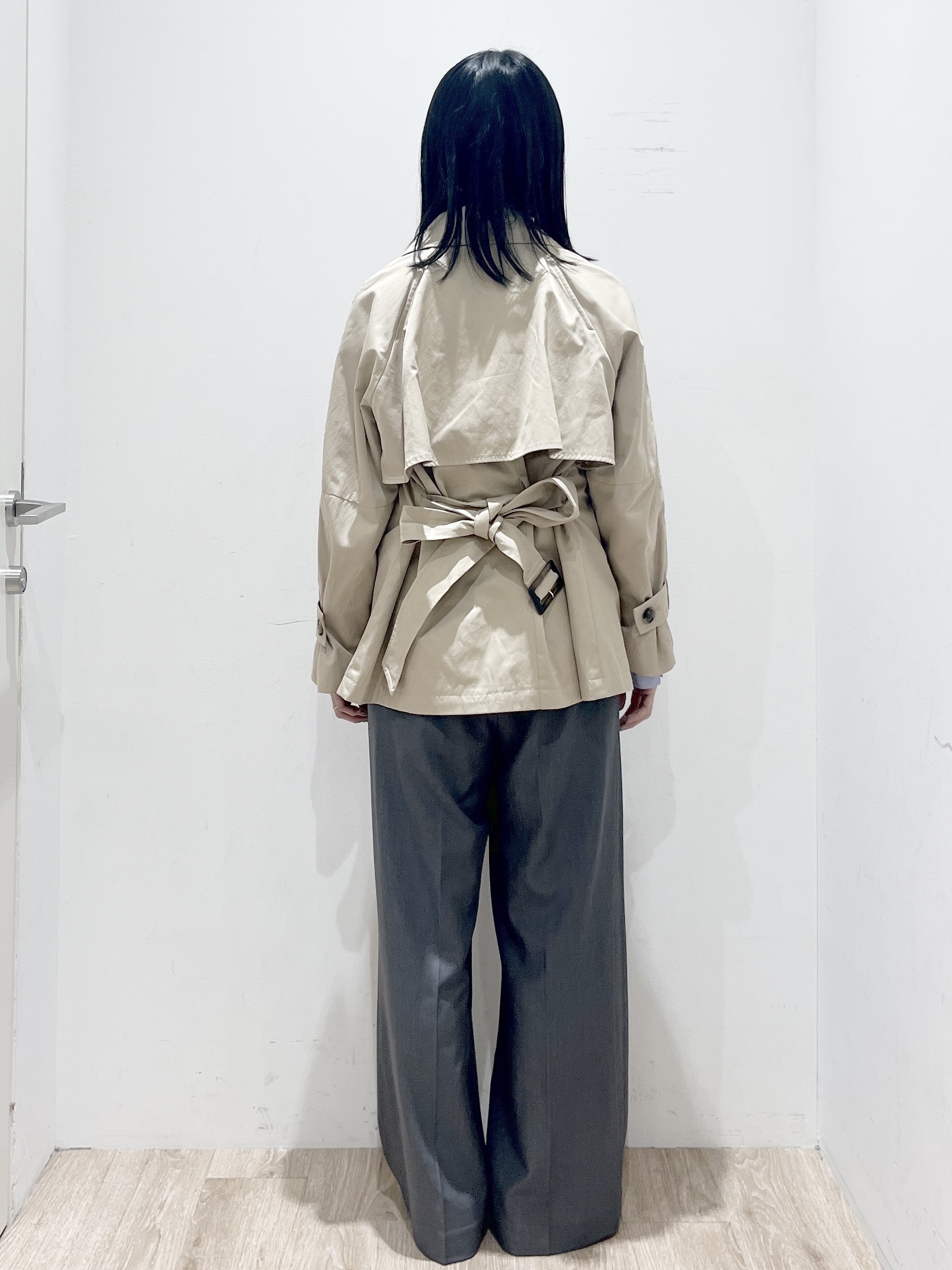 momokoさんの「OPAQUE.CLIP｜ミドルトレンチコート【洗濯機OK】」を使ったコーディネート