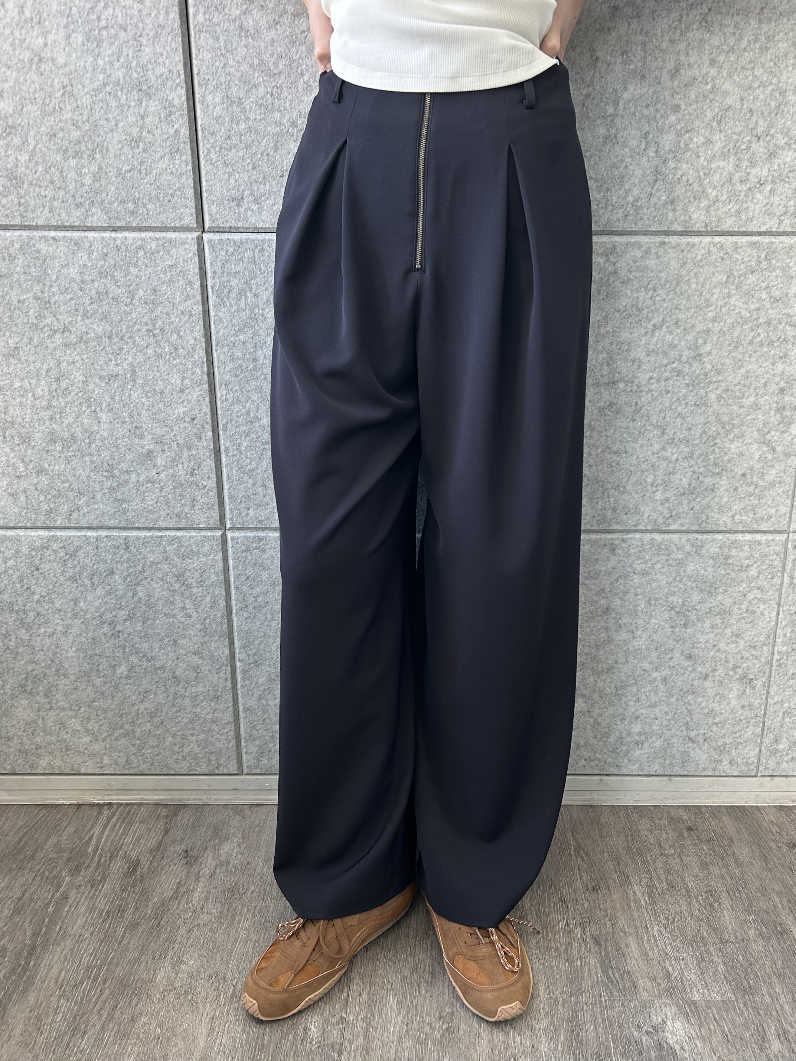 honoka Aさんの「CODE A｜rib jersey point neck tee」を使ったコーディネート