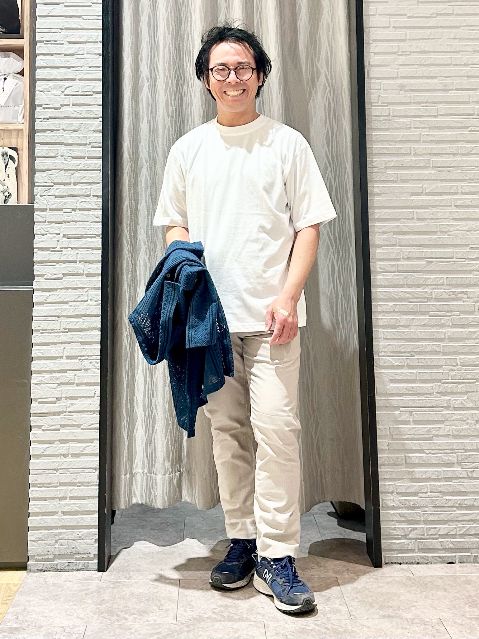 KENJI Iさんの「THE SHOP TK｜【2点セット】クラフトレース 半袖シャツ＋半袖Tシャツ」を使ったコーディネート