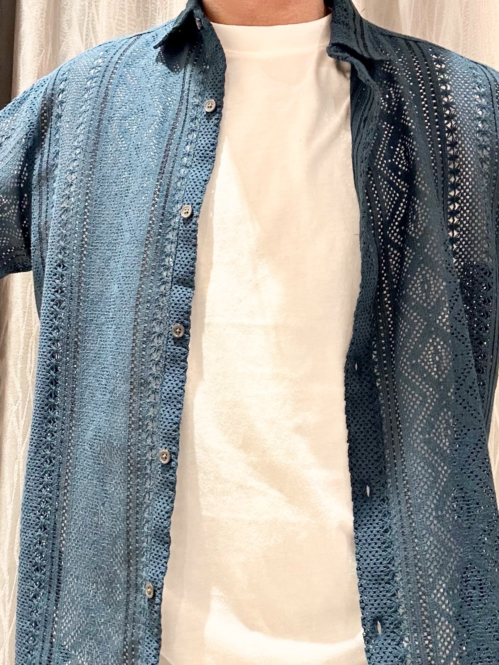 KENJI Iさんの「THE SHOP TK｜【2点セット】クラフトレース 半袖シャツ＋半袖Tシャツ」を使ったコーディネート