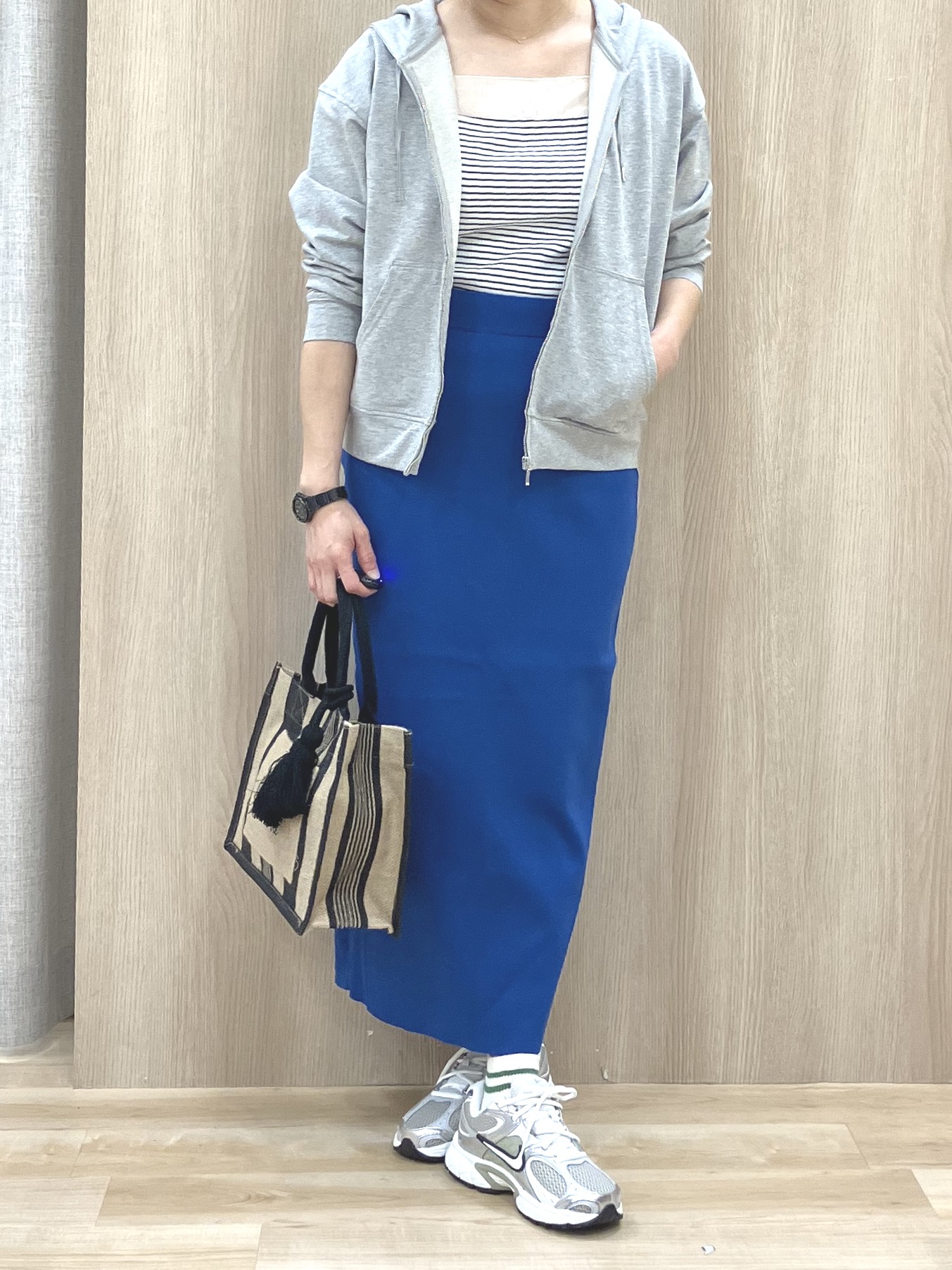 Keiさんの「grove｜【貴島明日香さん着用】シアードッキングスクエアタンク」を使ったコーディネート