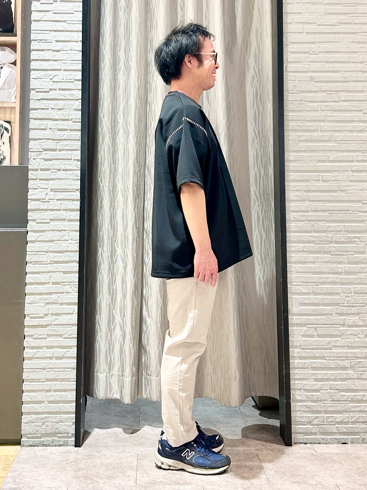 KENJI Iさんの「THE SHOP TK｜ハンドステッチ 半袖Tシャツ 洗濯機OK」を使ったコーディネート