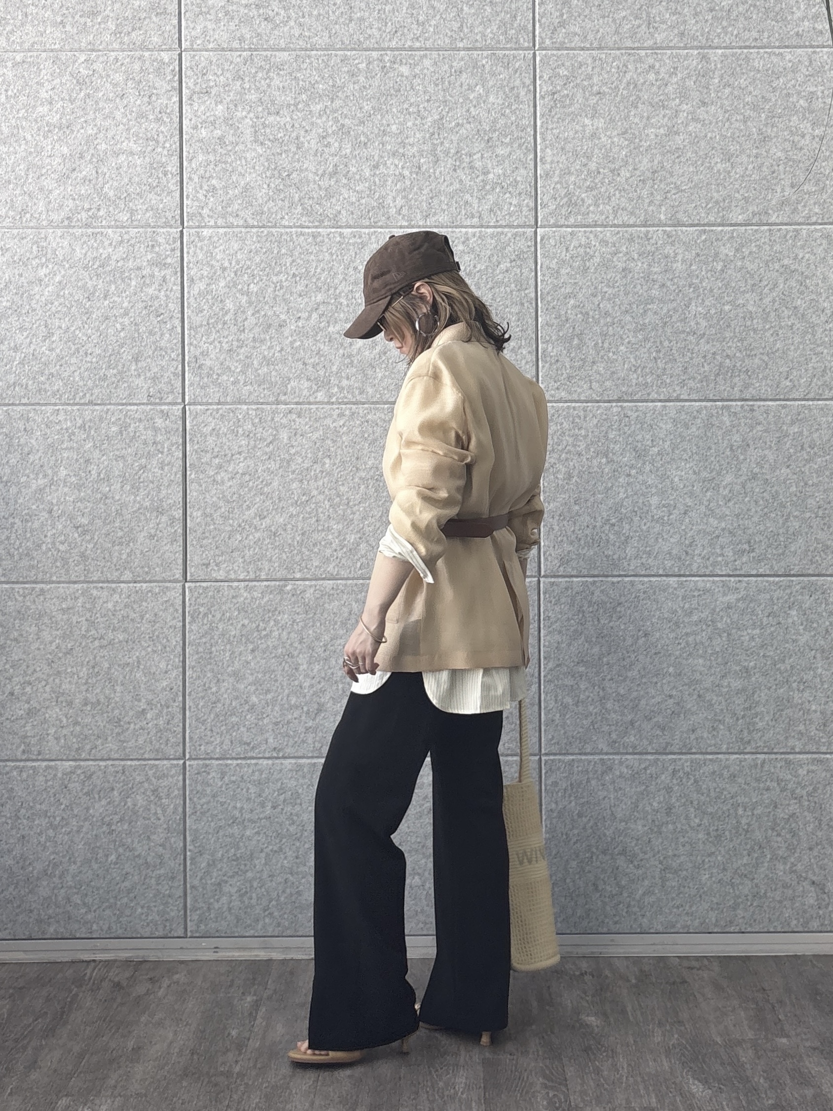 kotakiさんの「INDIVI｜シアーシャツジャケット【接触冷感】」を使ったコーディネート
