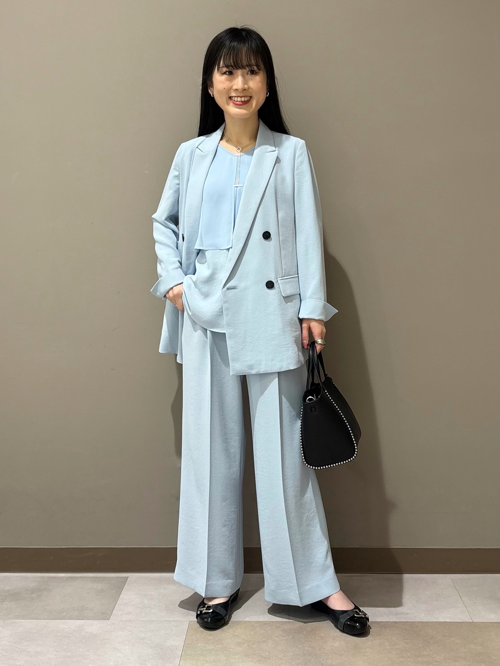 KEIKOさんの「INDIVI｜【着る日傘】シフォンドッキングブラウス」を使ったコーディネート