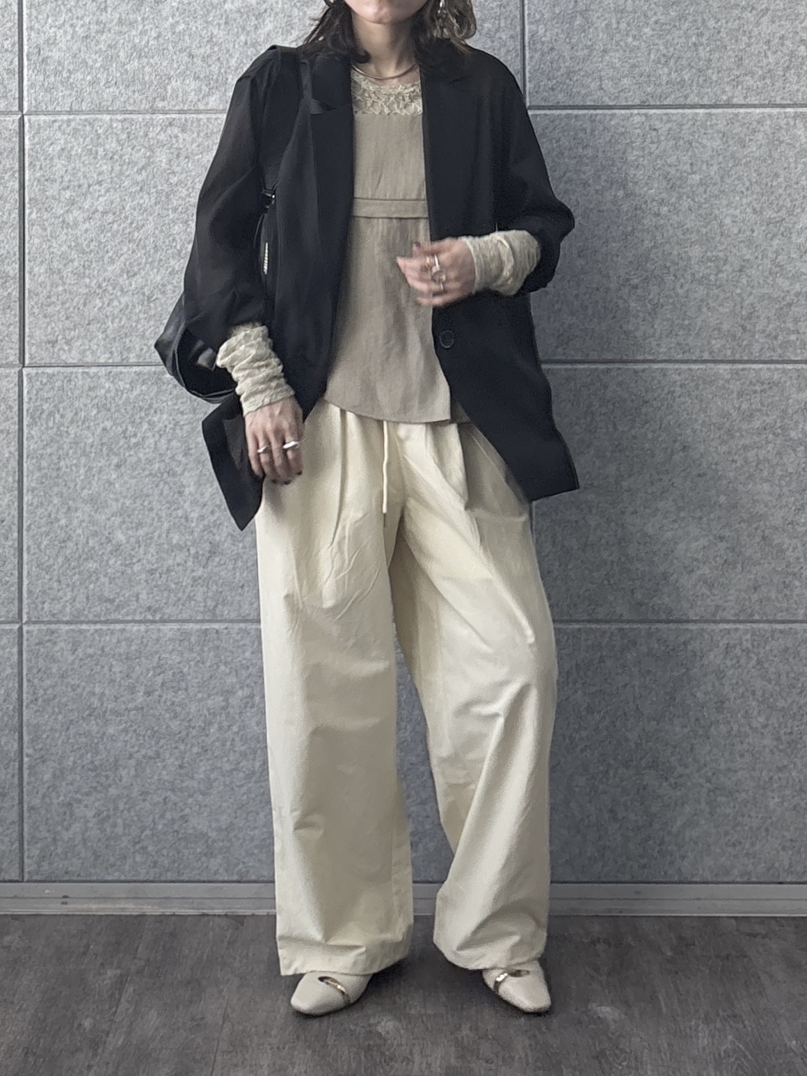 kotakiさんの「INDIVI｜シアーシャツジャケット【接触冷感】」を使ったコーディネート