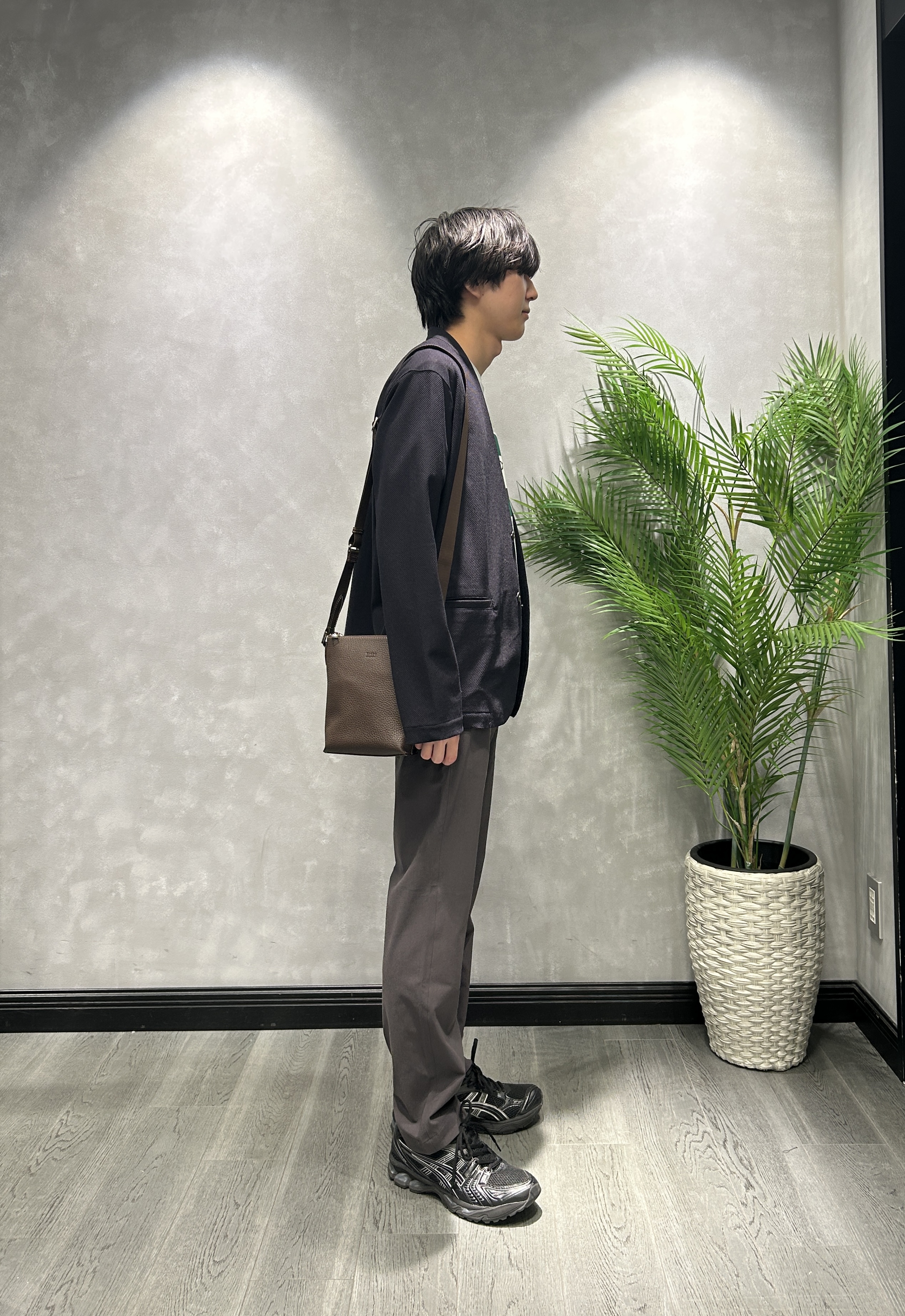 ruiさんの「TAKEO KIKUCHI｜【抗菌防臭】バーズアイメッシュノーカラージャケット」を使ったコーディネート