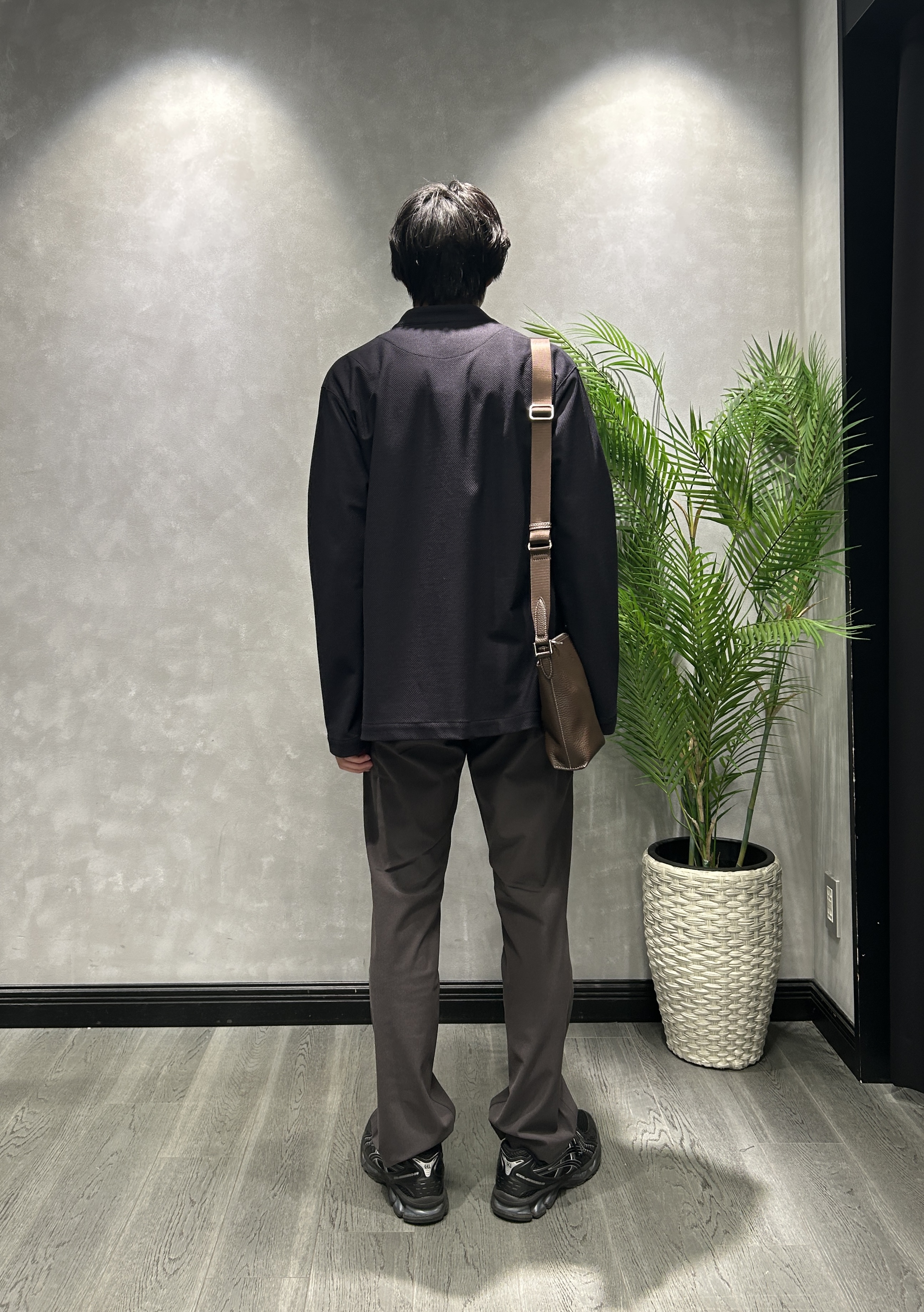ruiさんの「TAKEO KIKUCHI｜【抗菌防臭】バーズアイメッシュノーカラージャケット」を使ったコーディネート