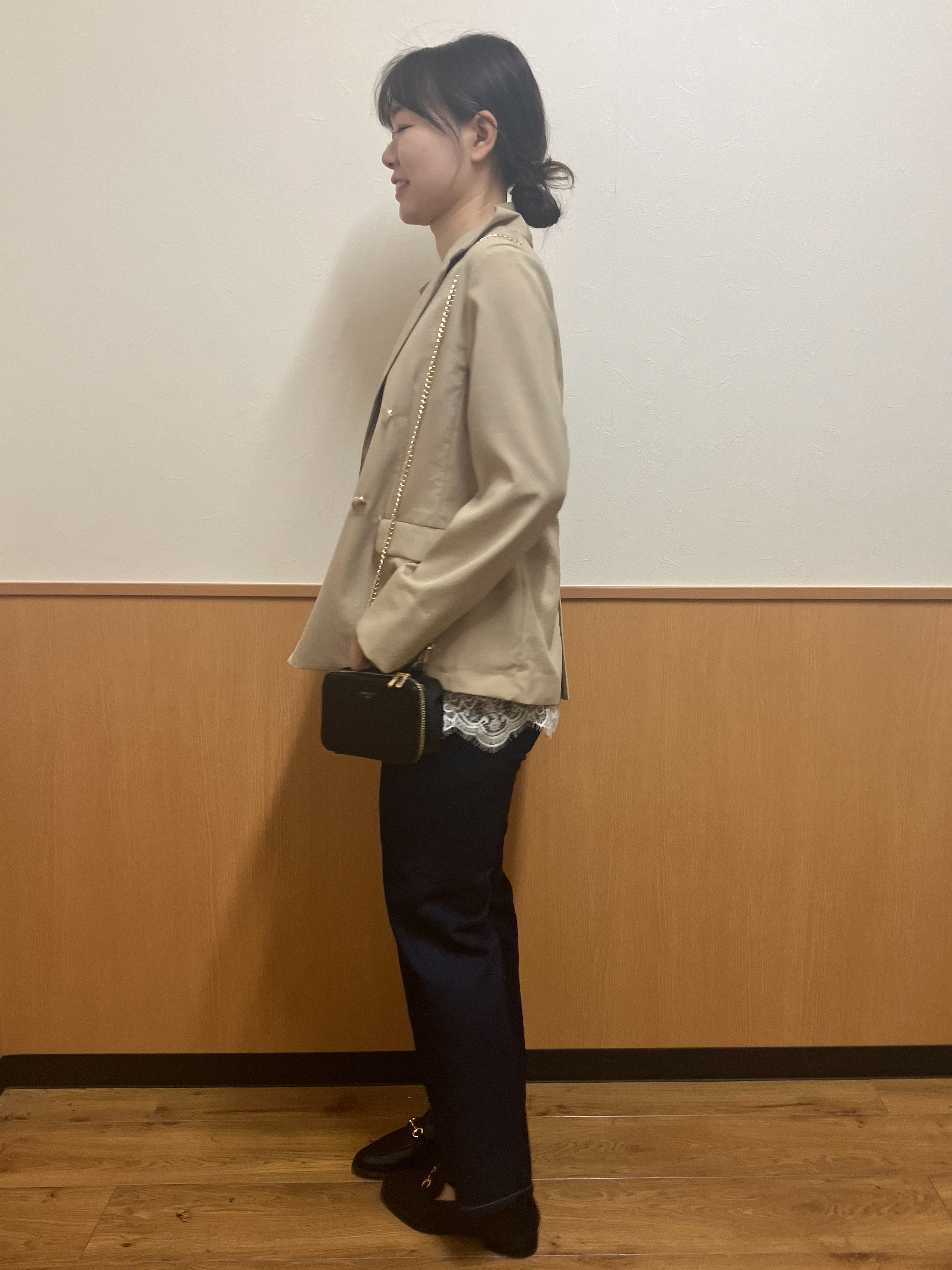 MAYUKIさんの「index｜《再入荷》ダブルブレストテーラードジャケット【接触冷感／吸水速乾／イージーアイロン／防シワ／洗濯機O」を使ったコーディネート