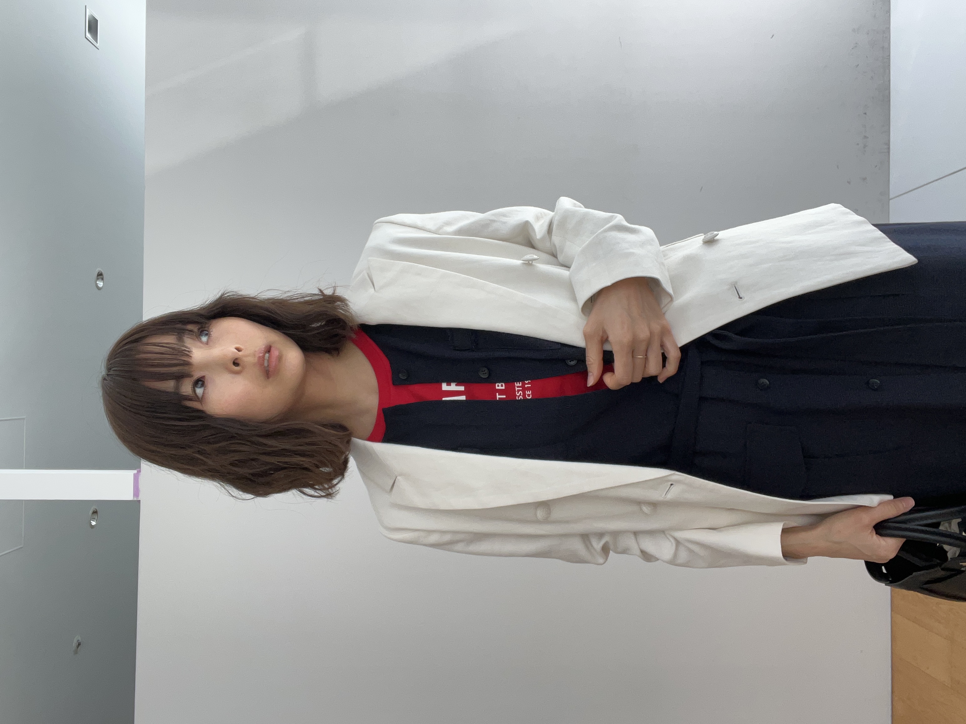 misaさんの「DRESSTERIOR｜ル ミラクルロゴT」を使ったコーディネート