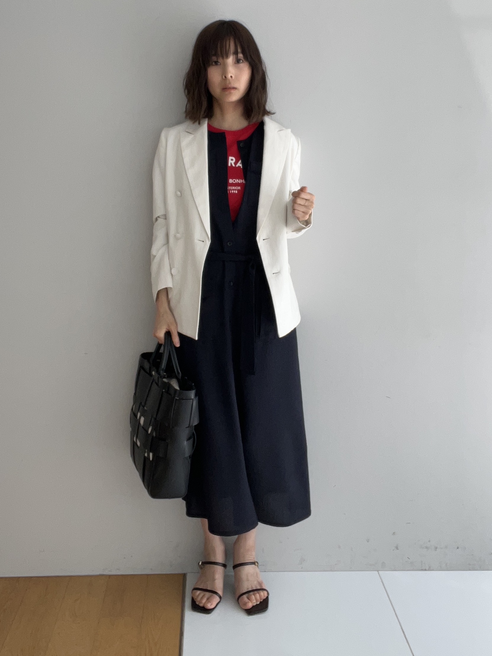 misaさんの「DRESSTERIOR｜ル ミラクルロゴT」を使ったコーディネート