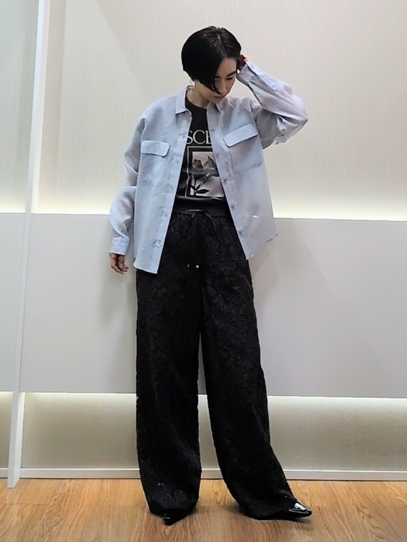 ミズタさんの「UNTITLED｜【古畑星夏さん着用/接触冷感】ドライタッチシャツ」を使ったコーディネート