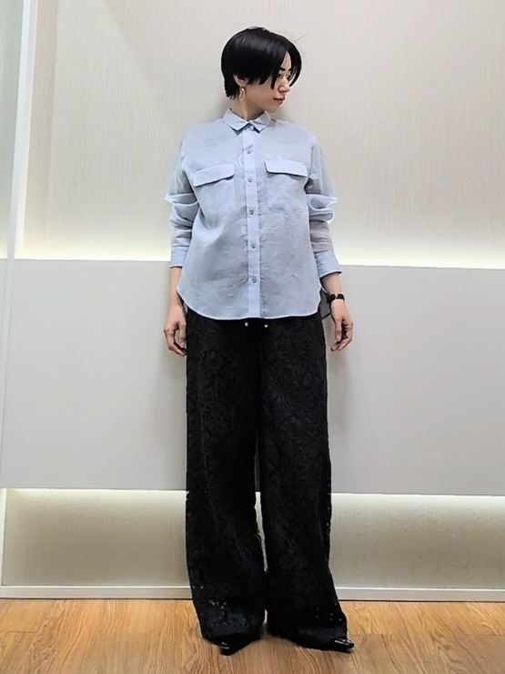 ミズタさんの「UNTITLED｜【古畑星夏さん着用/接触冷感】ドライタッチシャツ」を使ったコーディネート