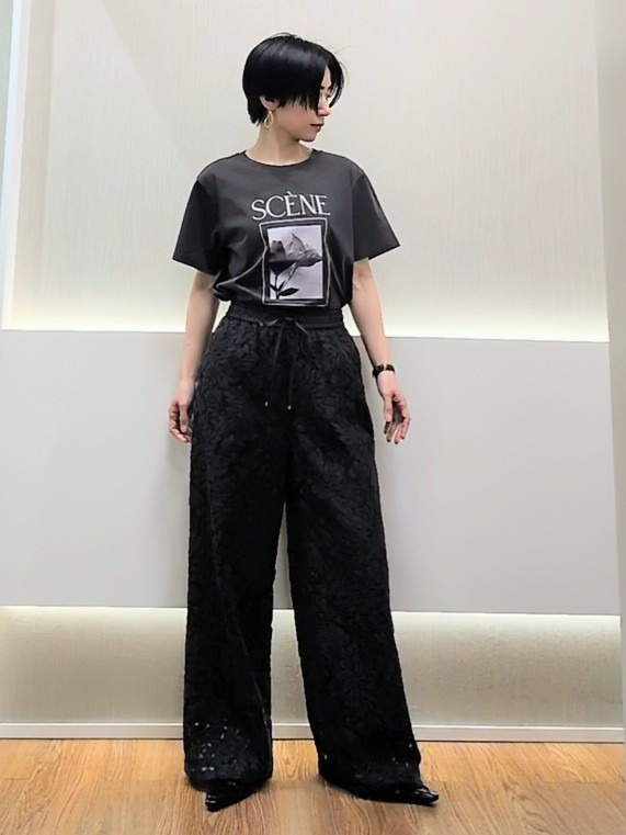 ミズタさんの「UNTITLED｜【古畑星夏さん着用/接触冷感】ドライタッチシャツ」を使ったコーディネート