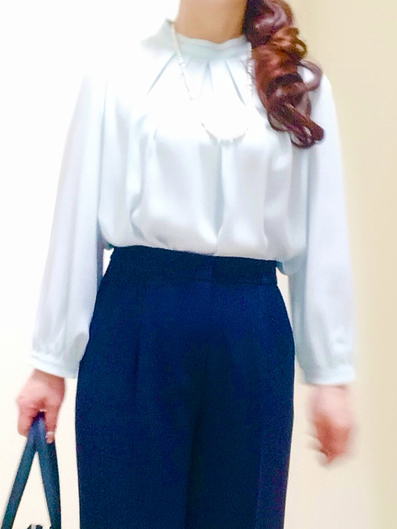 花さんの「Reflect｜【SS-4Lサイズ／通勤／セットアップ可】ノーカラージャケット」を使ったコーディネート