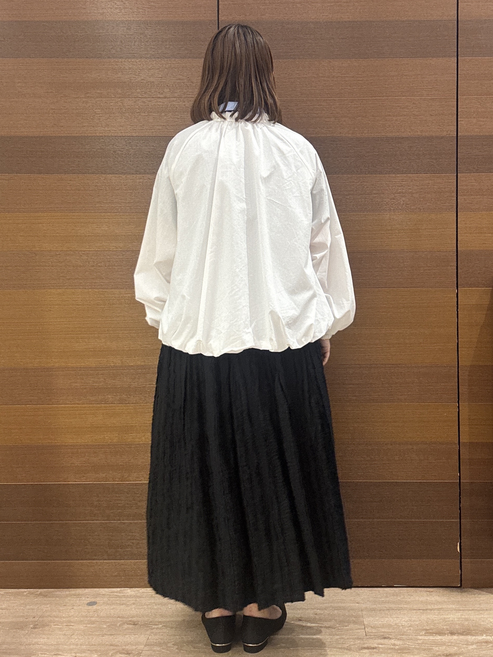 yumeさんの「OPAQUE.CLIP｜撥水 裾バルーンブルゾン【洗濯機OK】」を使ったコーディネート